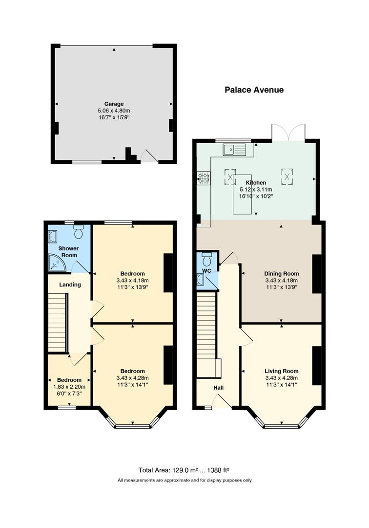 13, Palace Avenue, Cardiff floorplan