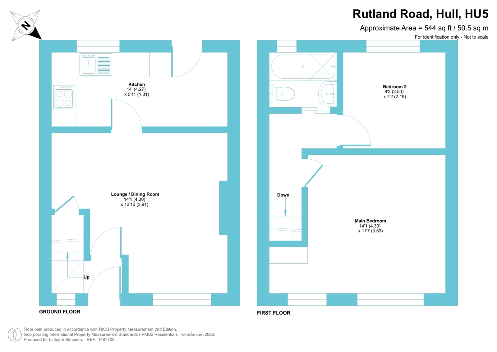 49, Rutland Road, Hull floorplan