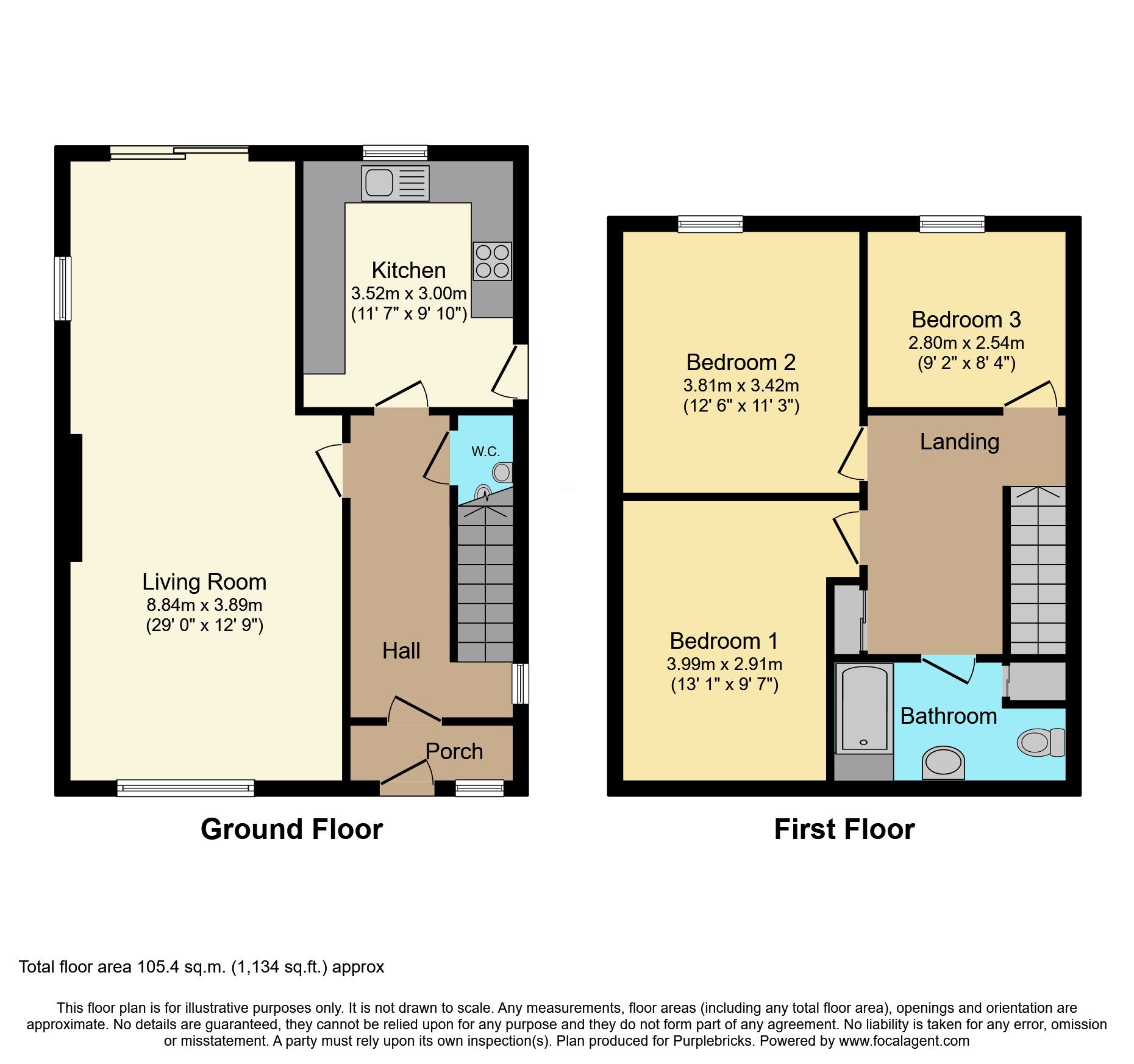 9, Summerfields, Wrexham floorplan