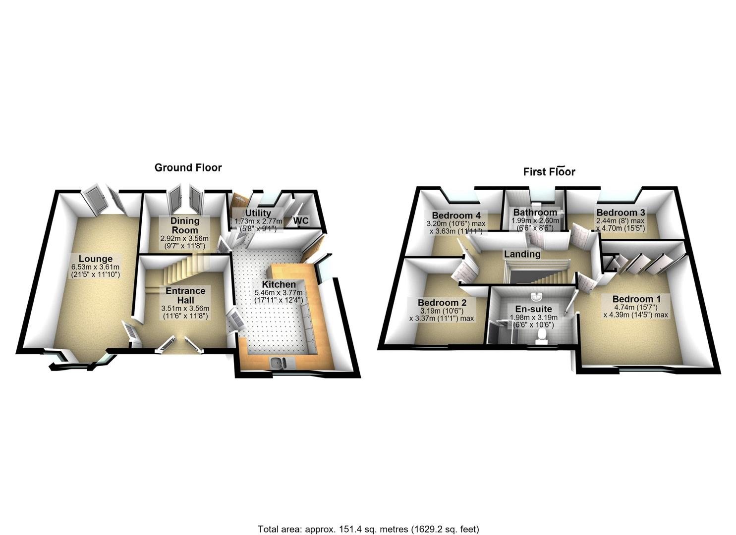 Westfield Gardens, Leeds floorplan