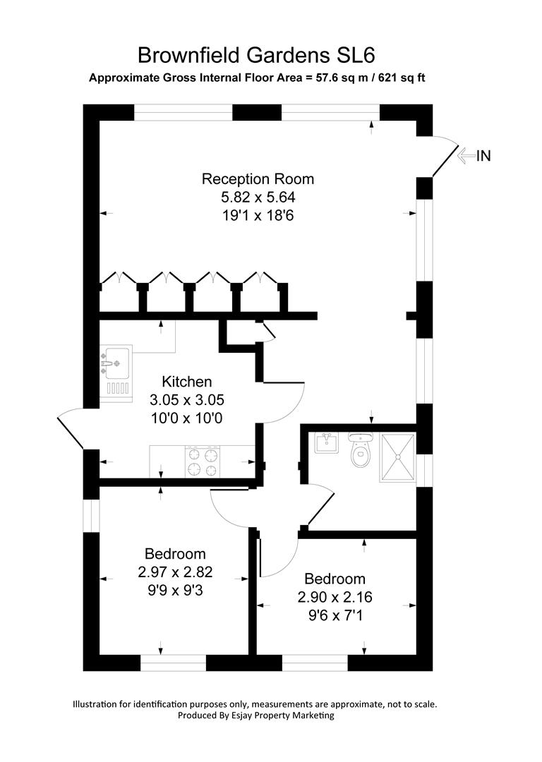 47, Brownfield Gardens, Maidenhead floorplan