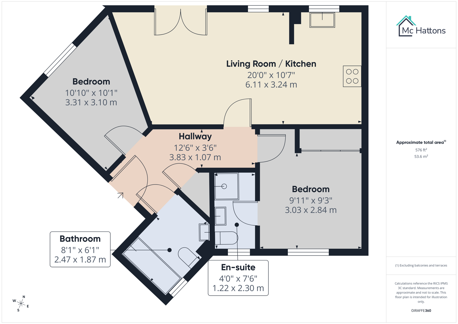 48, Ffordd Cadfan, Bridgend floorplan