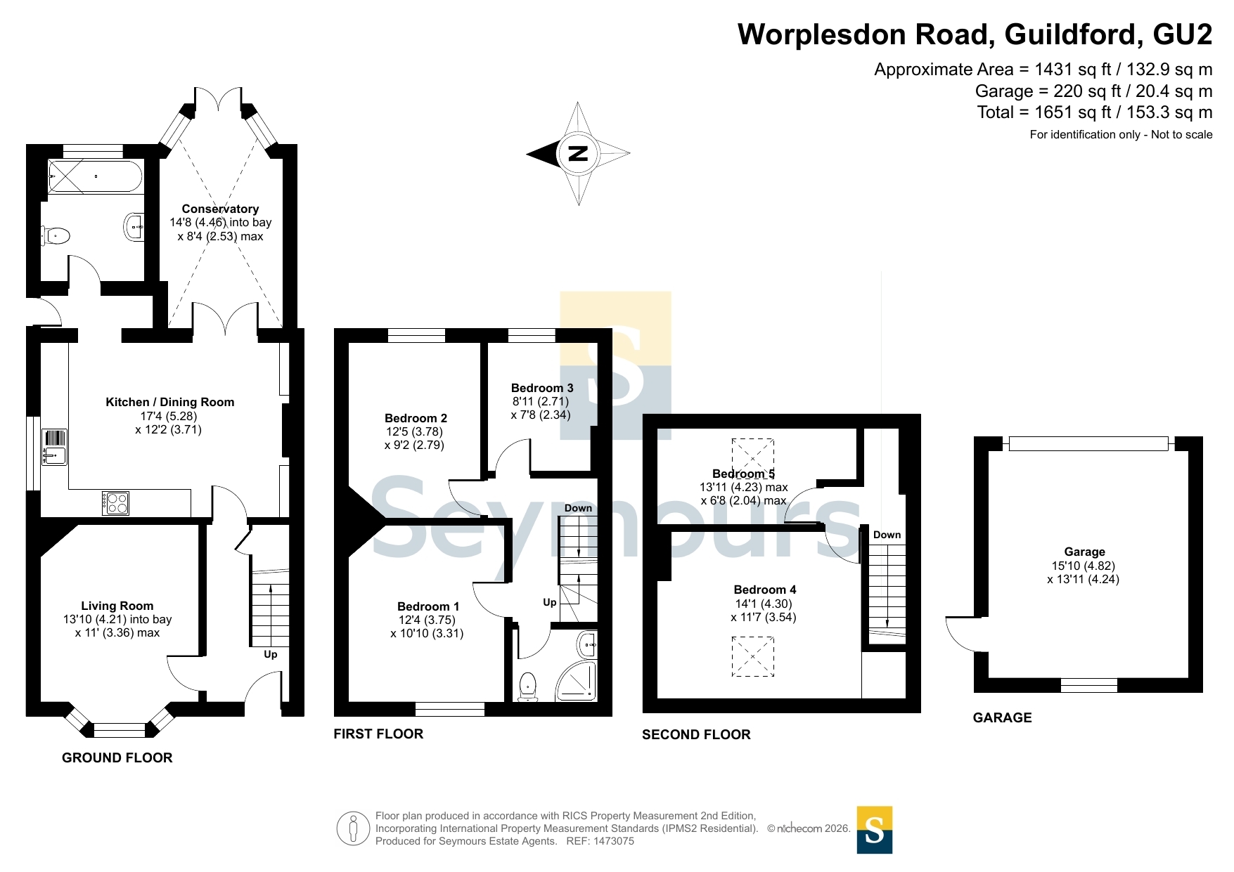 210, Worplesdon Road, Surrey floorplan
