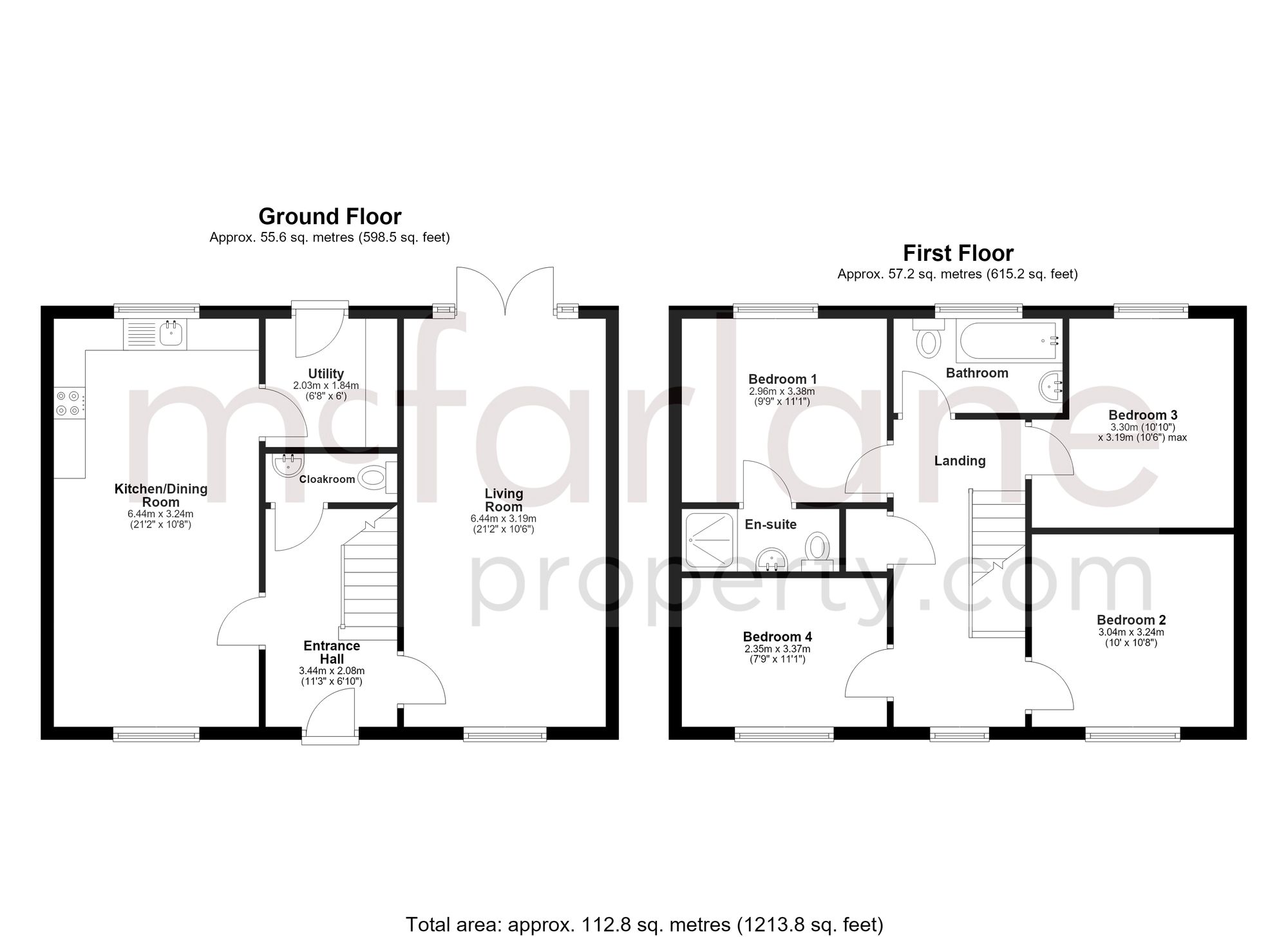 56 Hitchings, Swindon floorplan