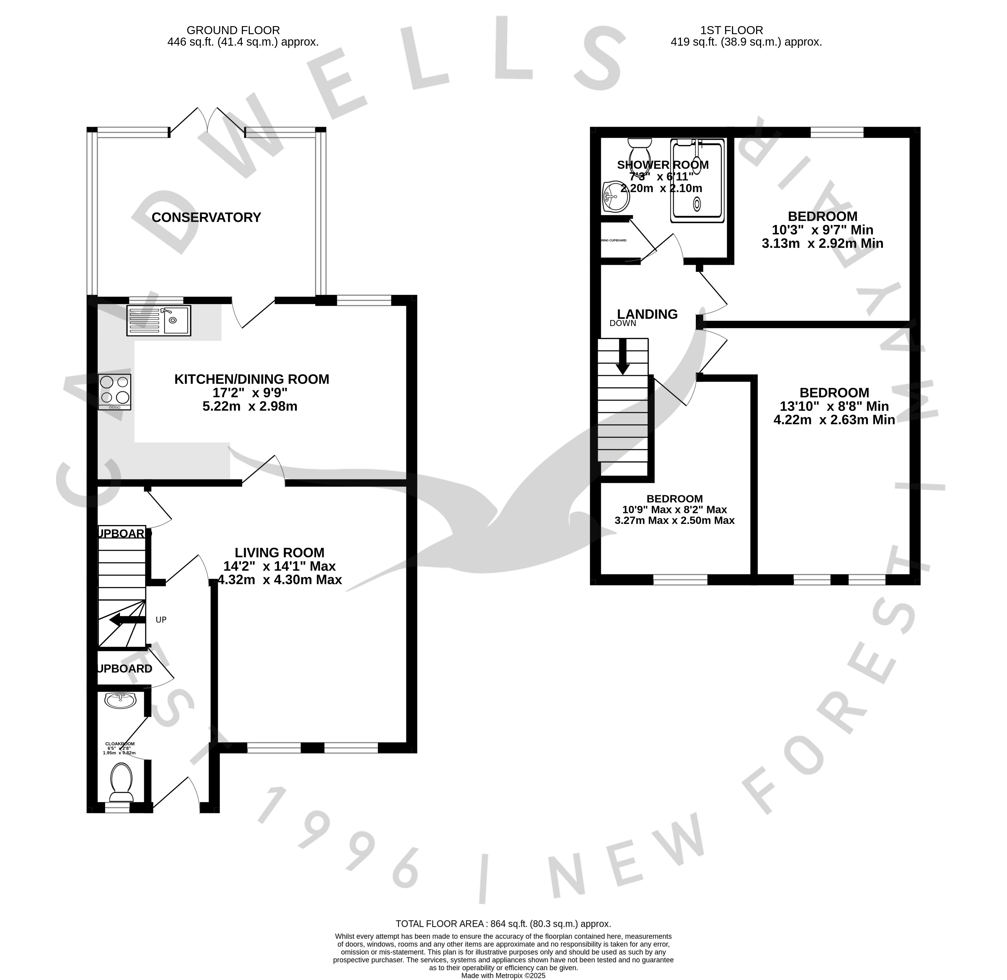 47, Meadowlands, Lymington floorplan