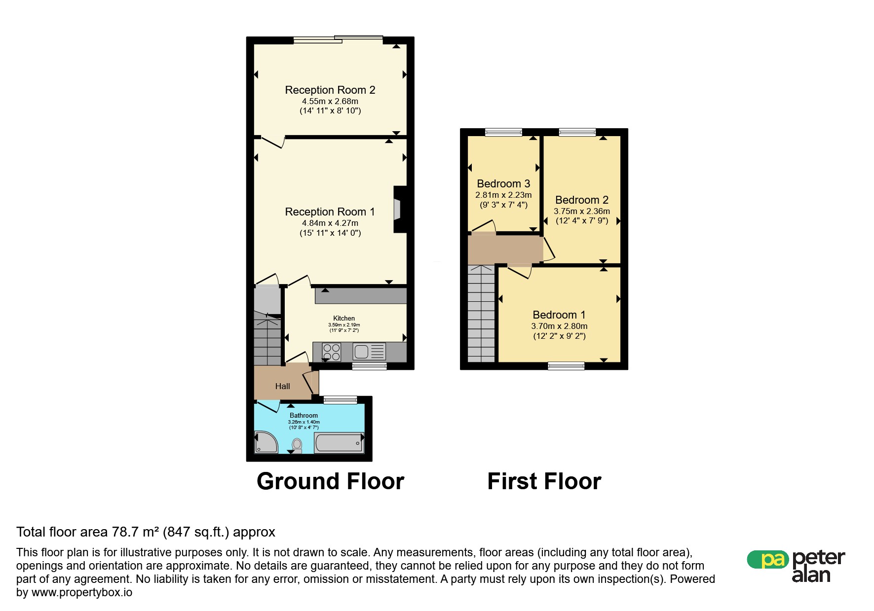 4, Woodville Place, EBBW VALE floorplan