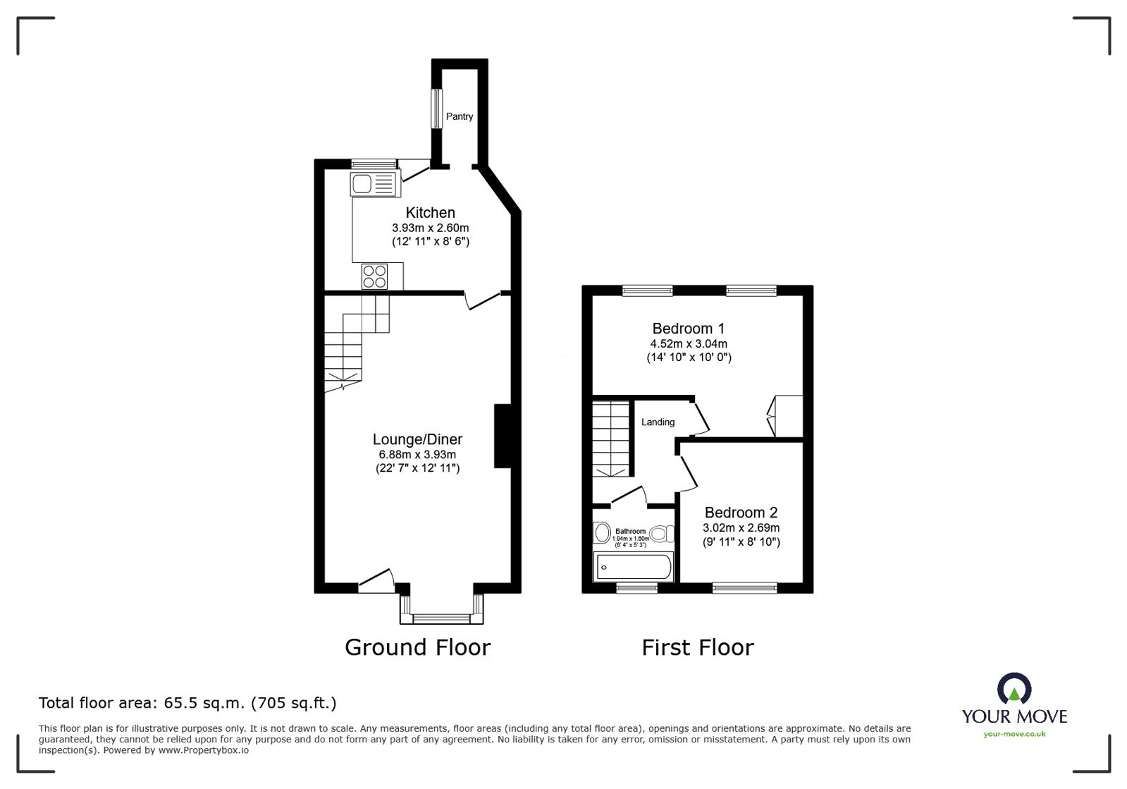 35, St. Aidens Road, Lincoln floorplan