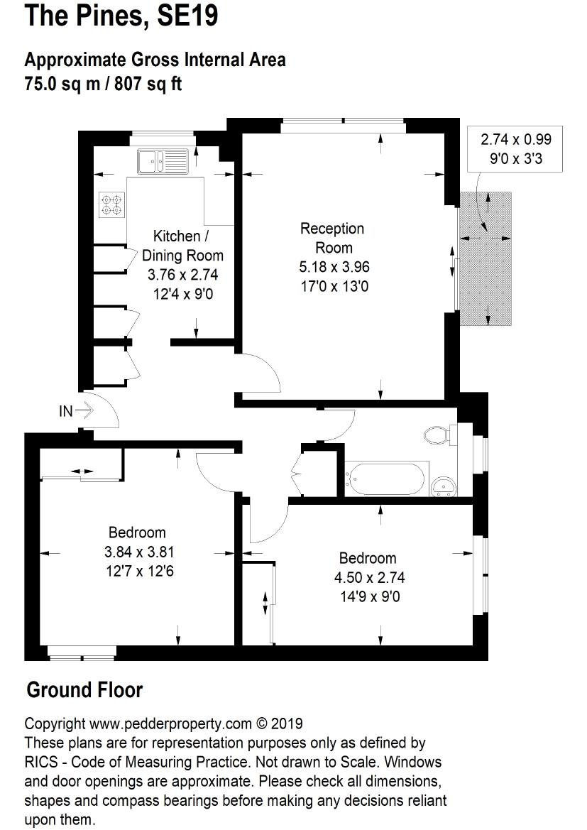2 Bedrooms Flat for sale in Beulah Hill, Upper Norwood, London SE19