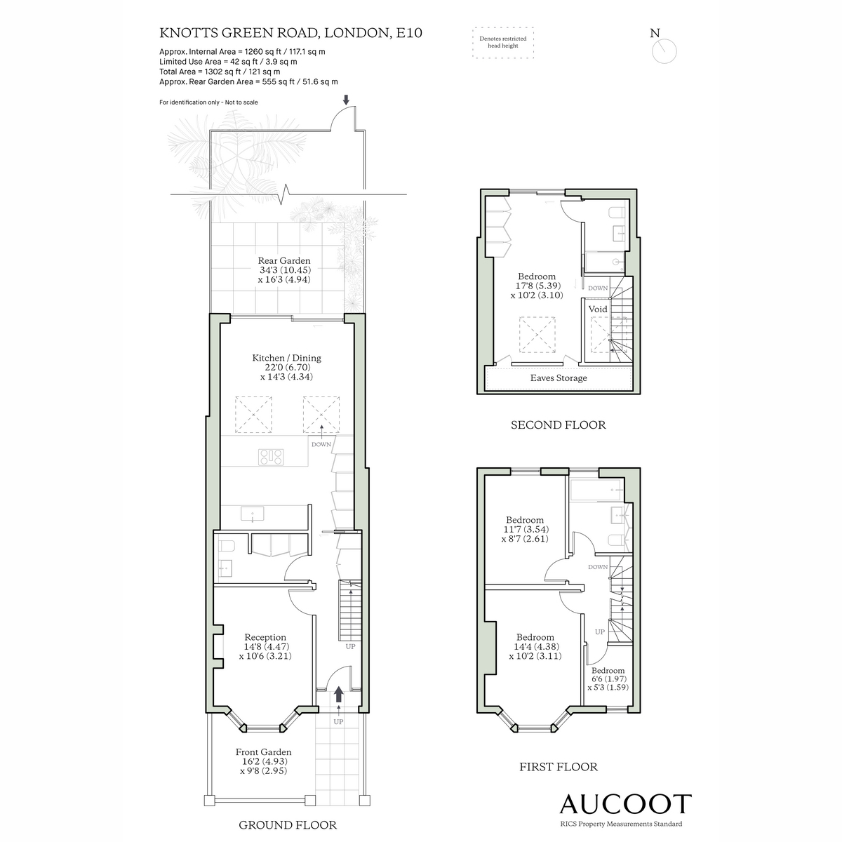 24, Knotts Green Road, London floorplan