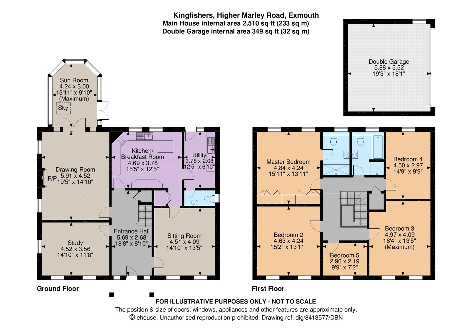 5 bed detached house for sale in Higher Marley Road, Exmouth, Devon EX8