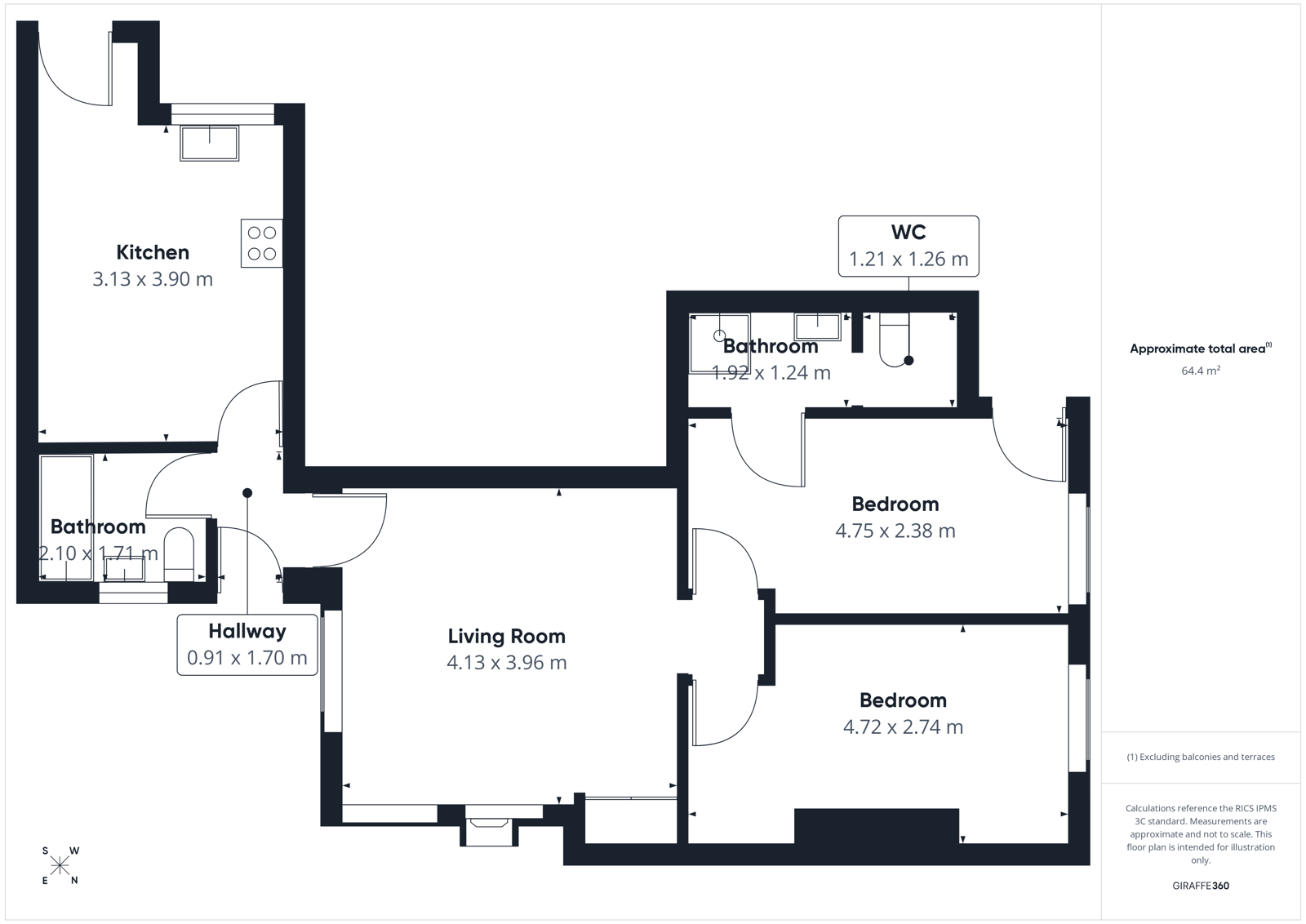 King Street, Cumbria floorplan