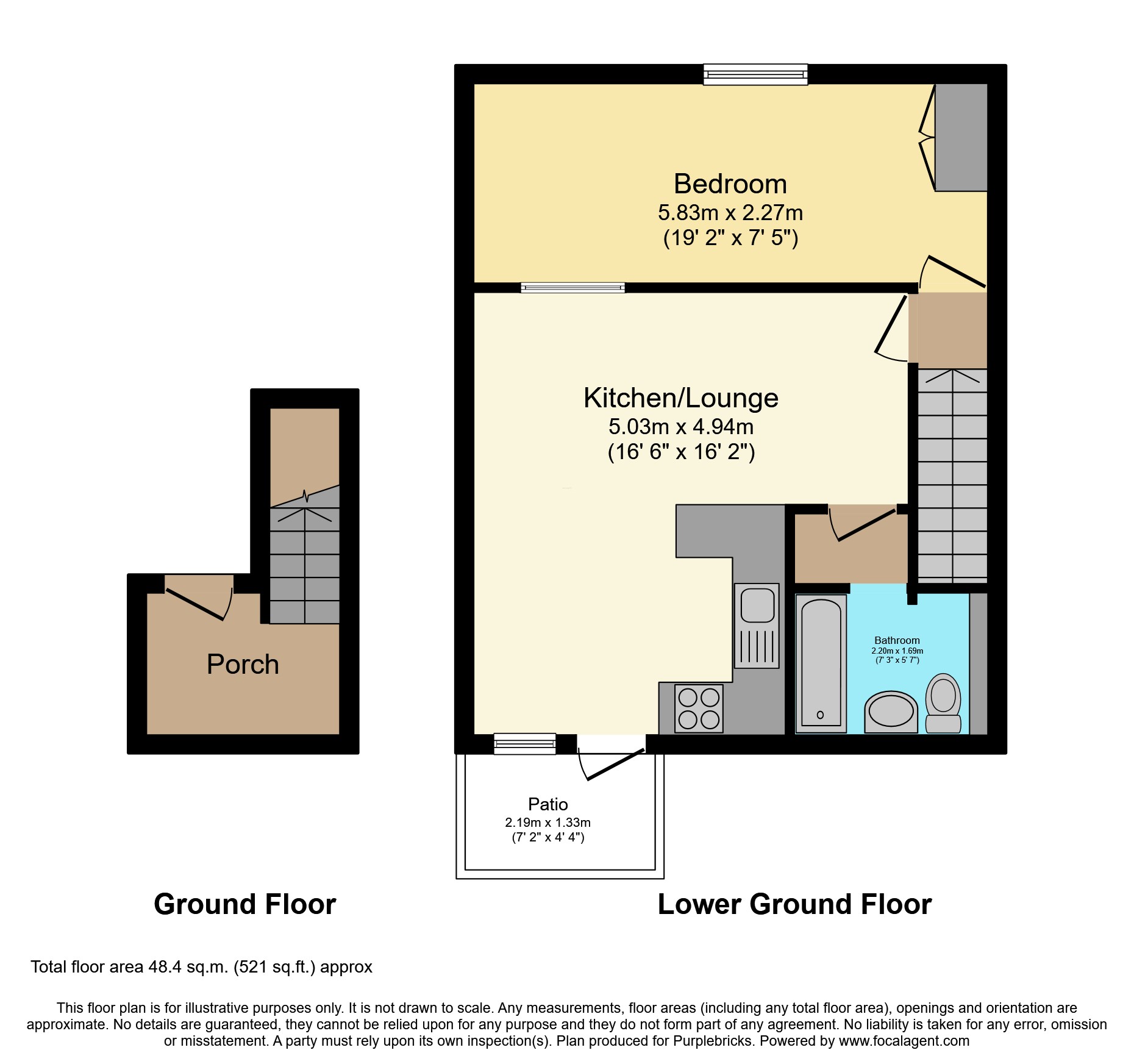 Flat 9/Traslyn Court 24-25, Pelham Road, Seaford floorplan
