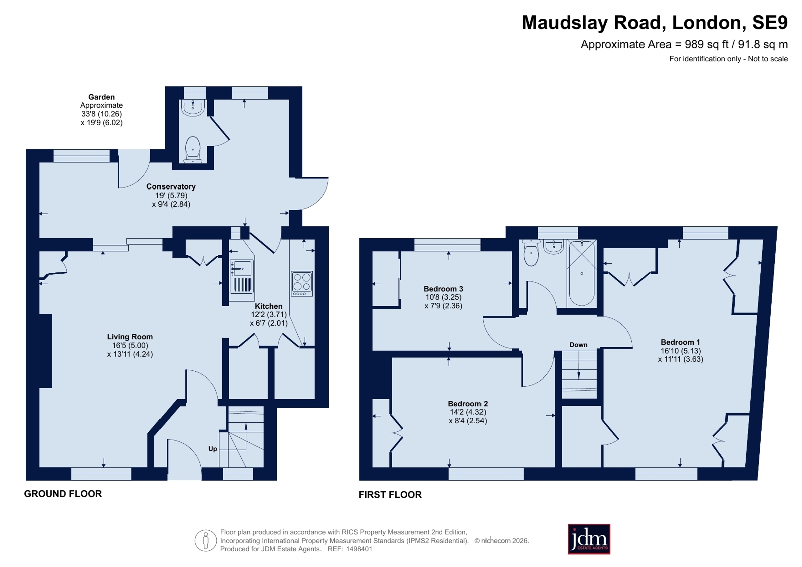 17, Maudslay Road, London floorplan
