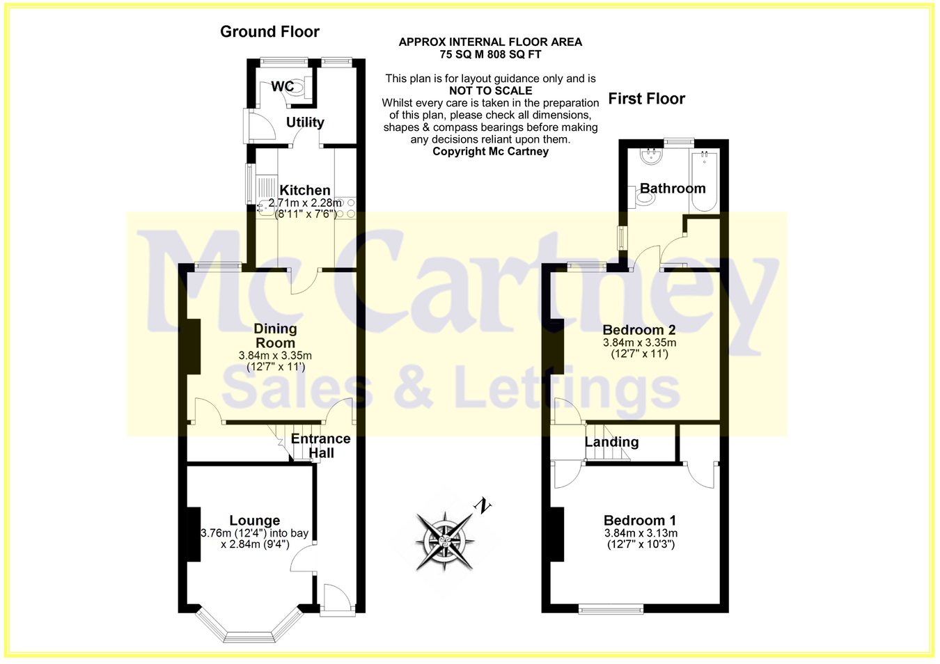 28, Vicarage Road, Chelmsford floorplan