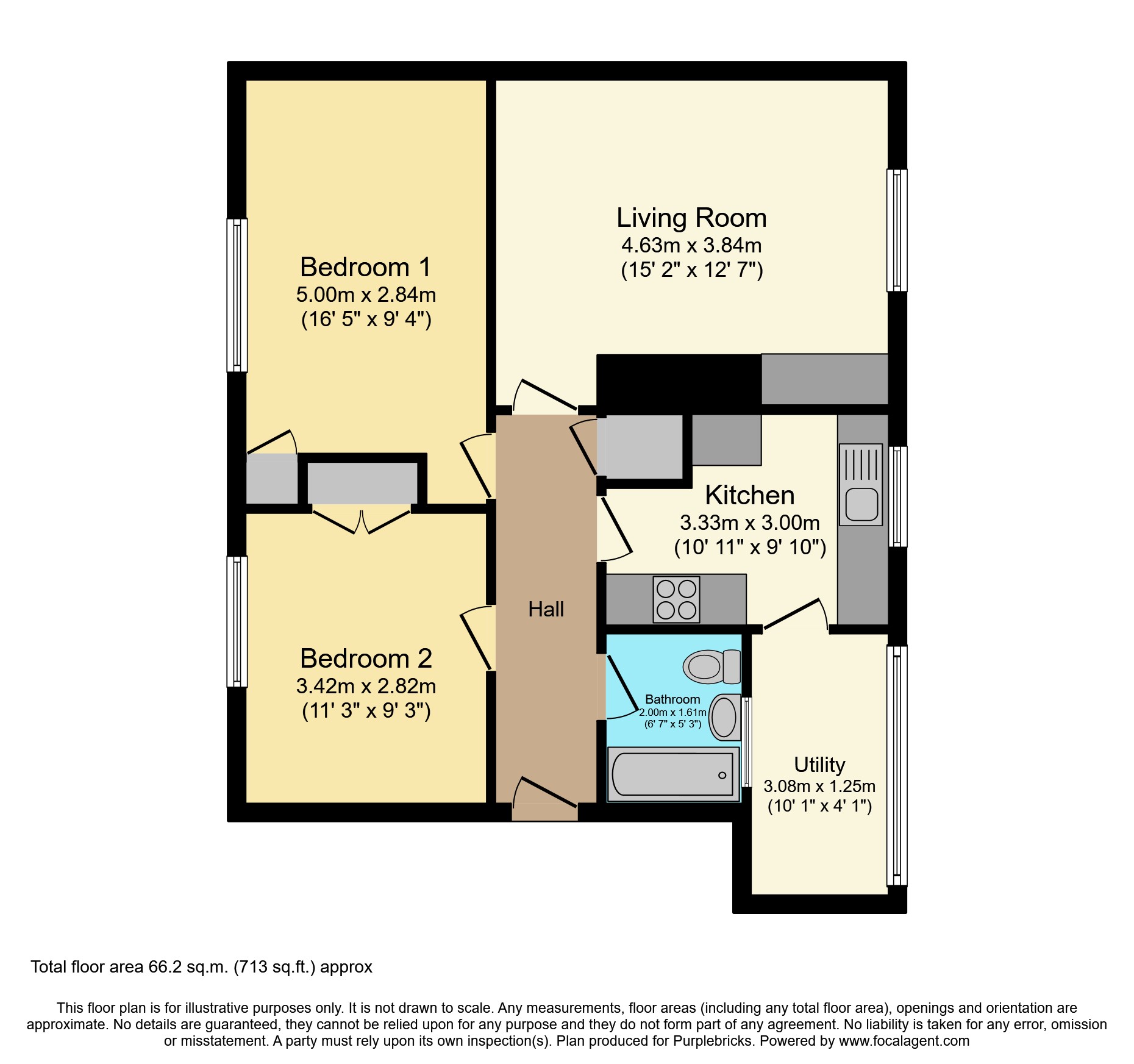 Tollohill Square, Aberdeen AB12, 2 bedroom flat for sale 64562867