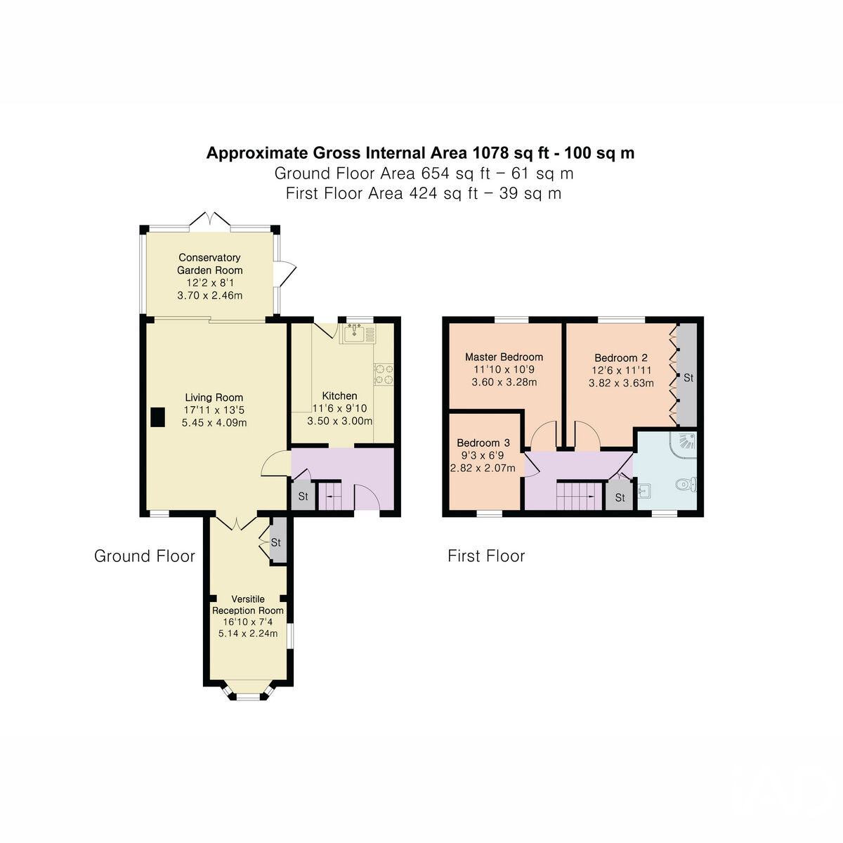 25, Harrisons, Bishops Stortford floorplan