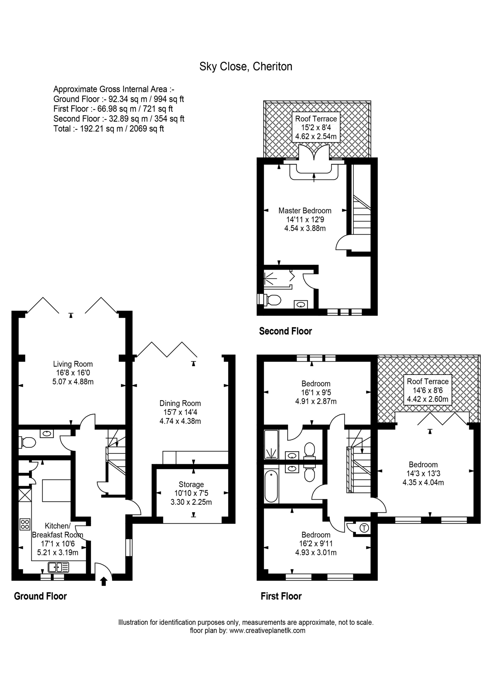 5, Skye Close, Folkestone floorplan