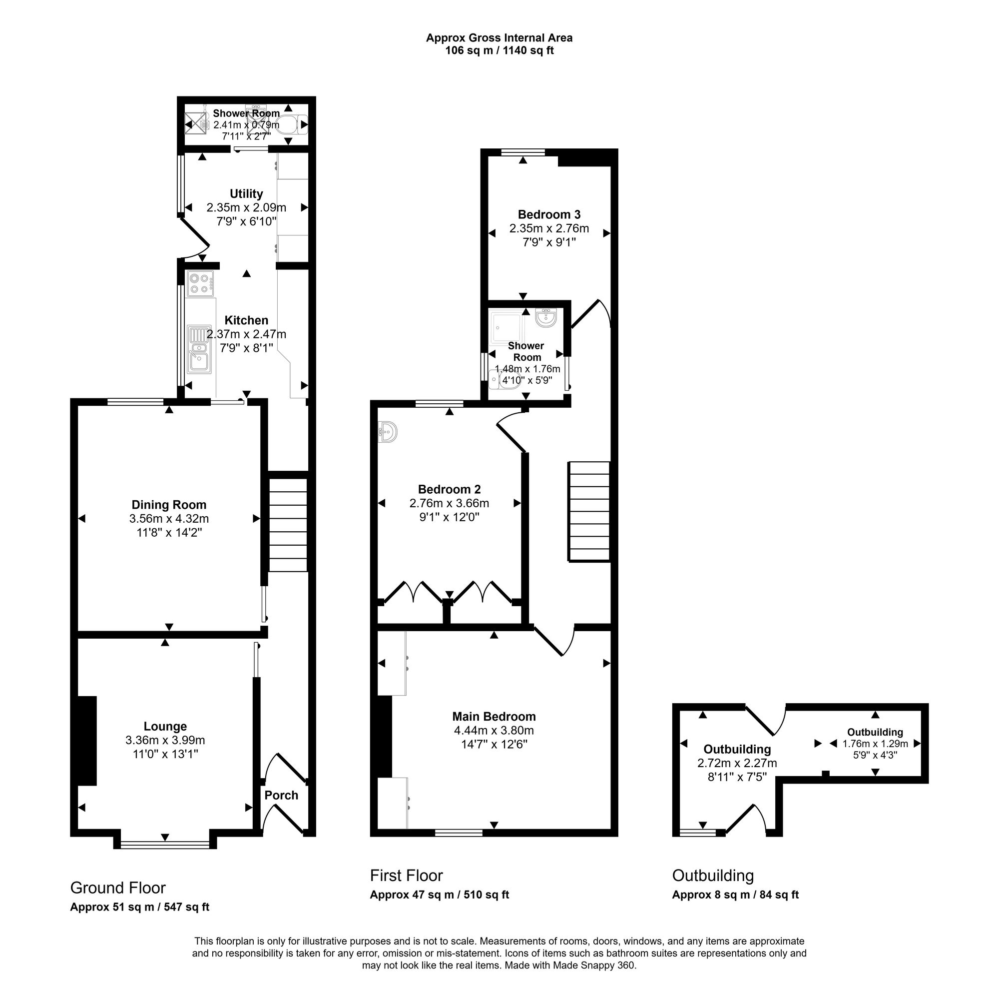 17 Kimberley Street, Wigan floorplan
