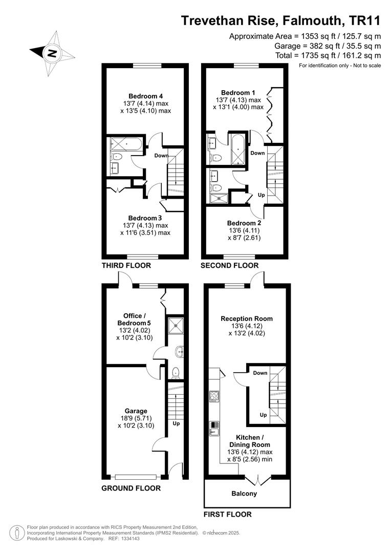 5 Kimberley Croft, Trevethan Rise, Falmouth floorplan
