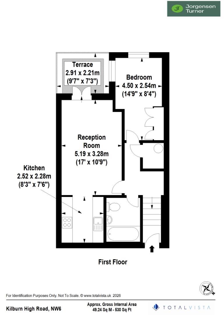 183B, Kilburn High Road, London floorplan