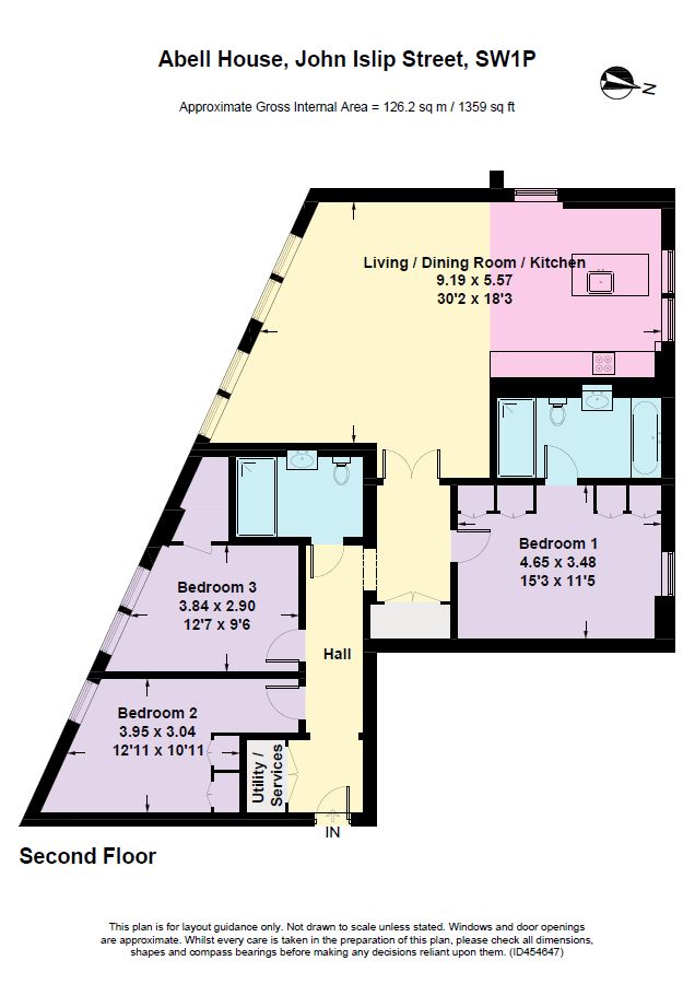 31, John Islip Street, Westminster floorplan