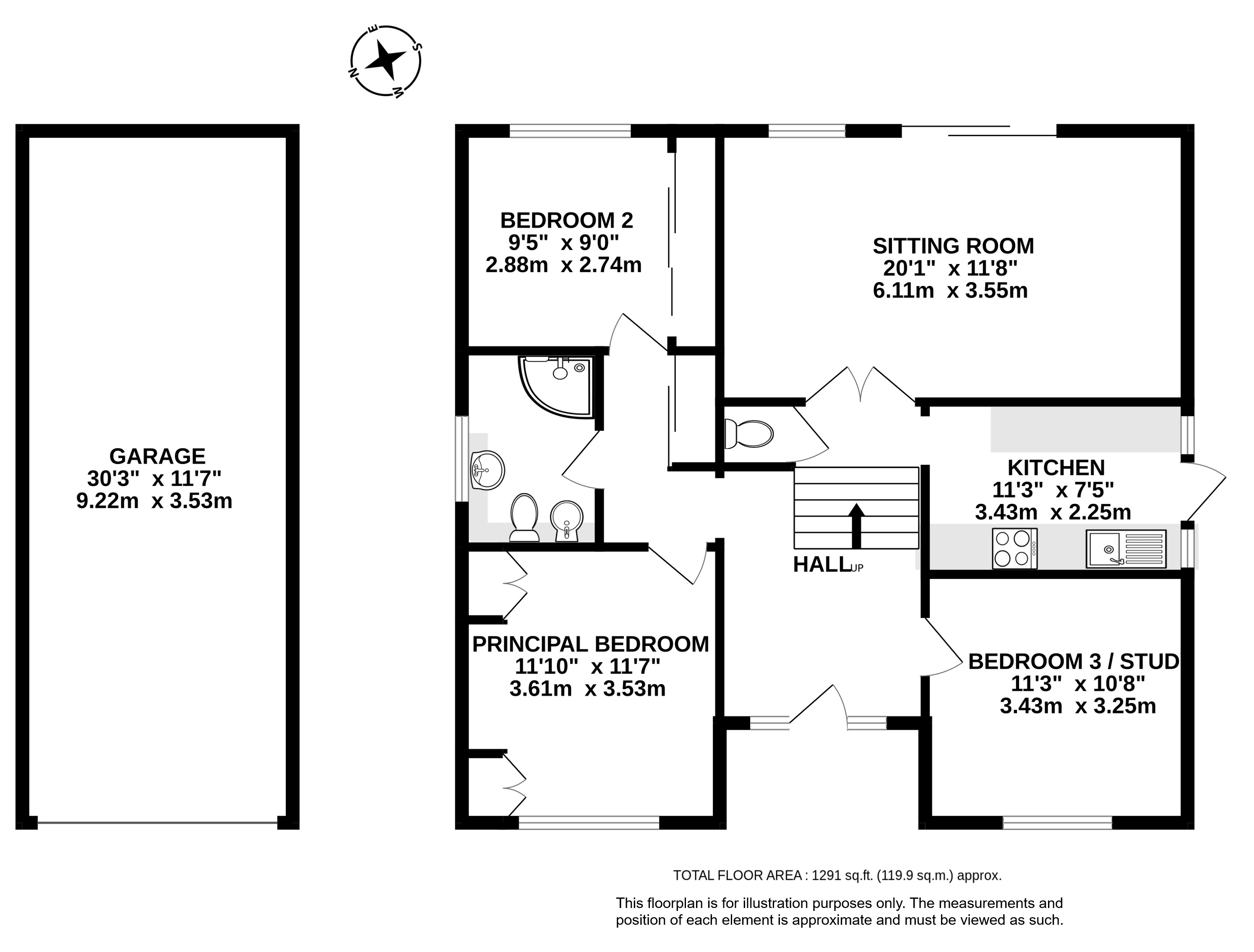 4, Pigeonwick, Harpenden floorplan