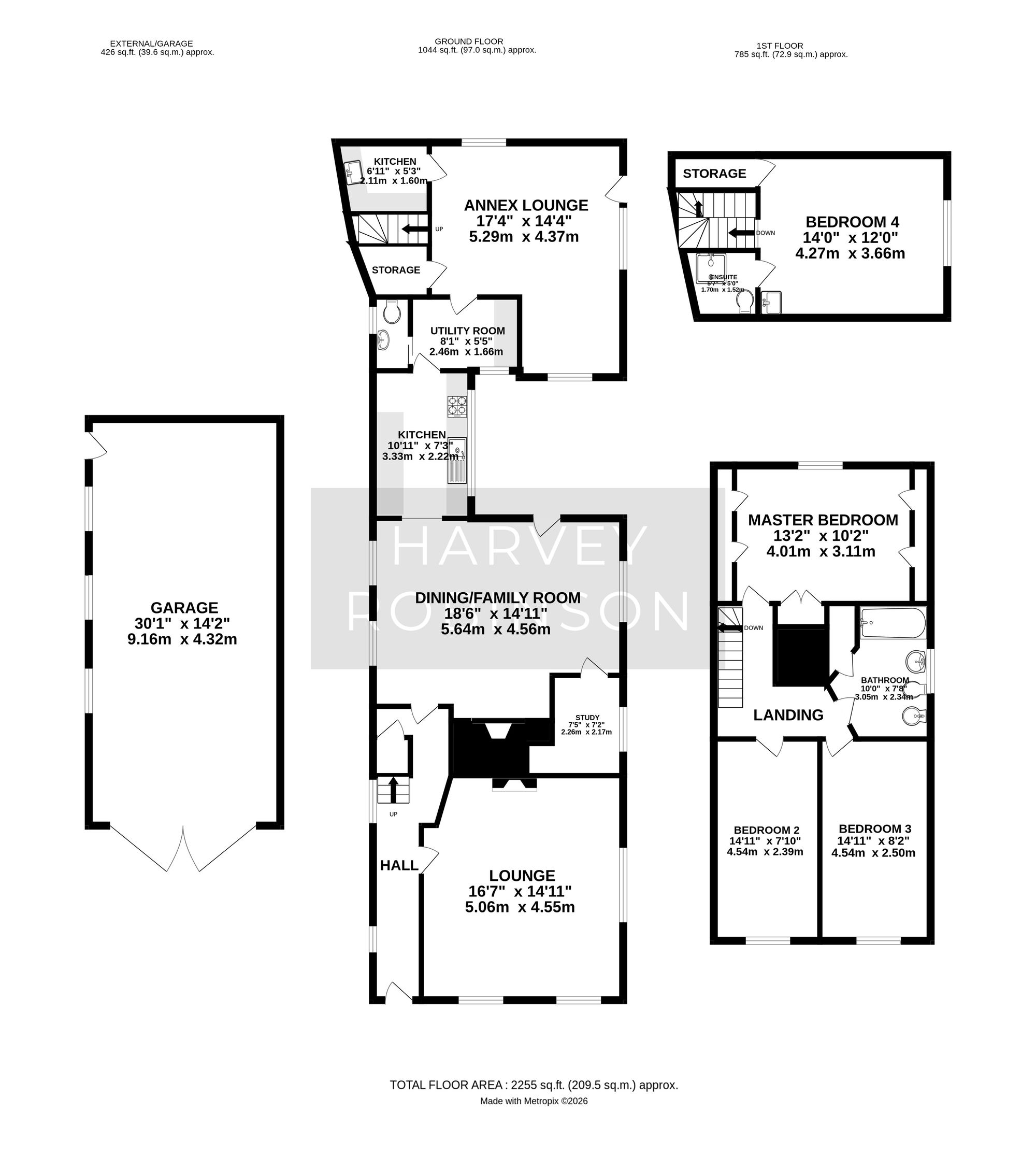2 Old Court Hall, Huntingdon floorplan