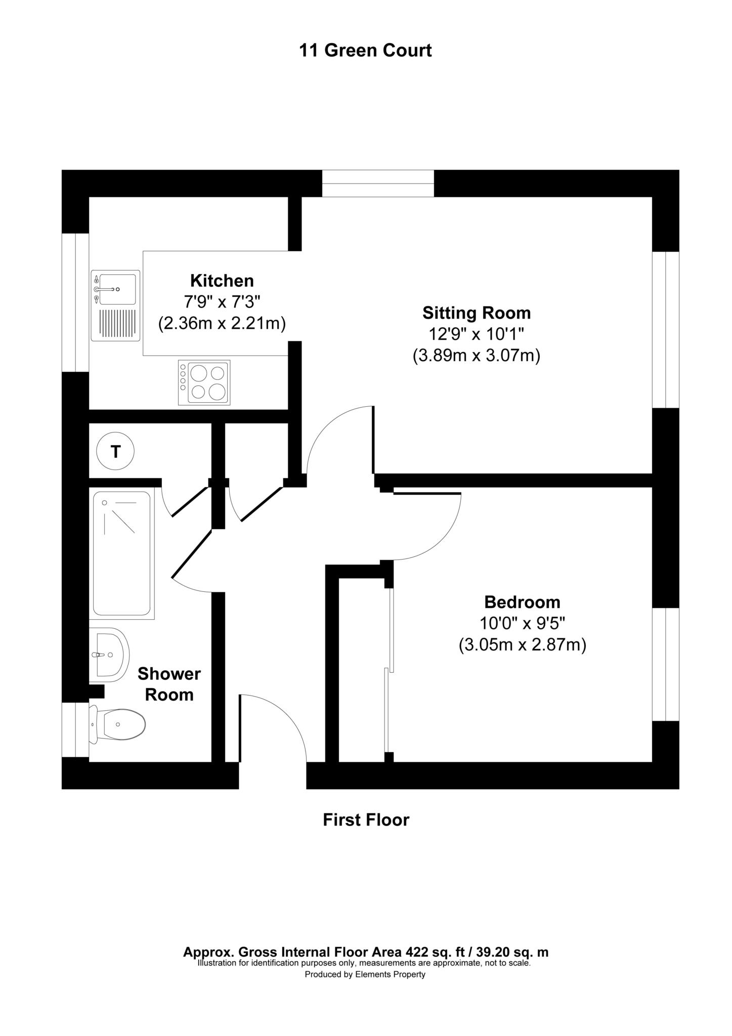 11, Green Court, Chichester floorplan