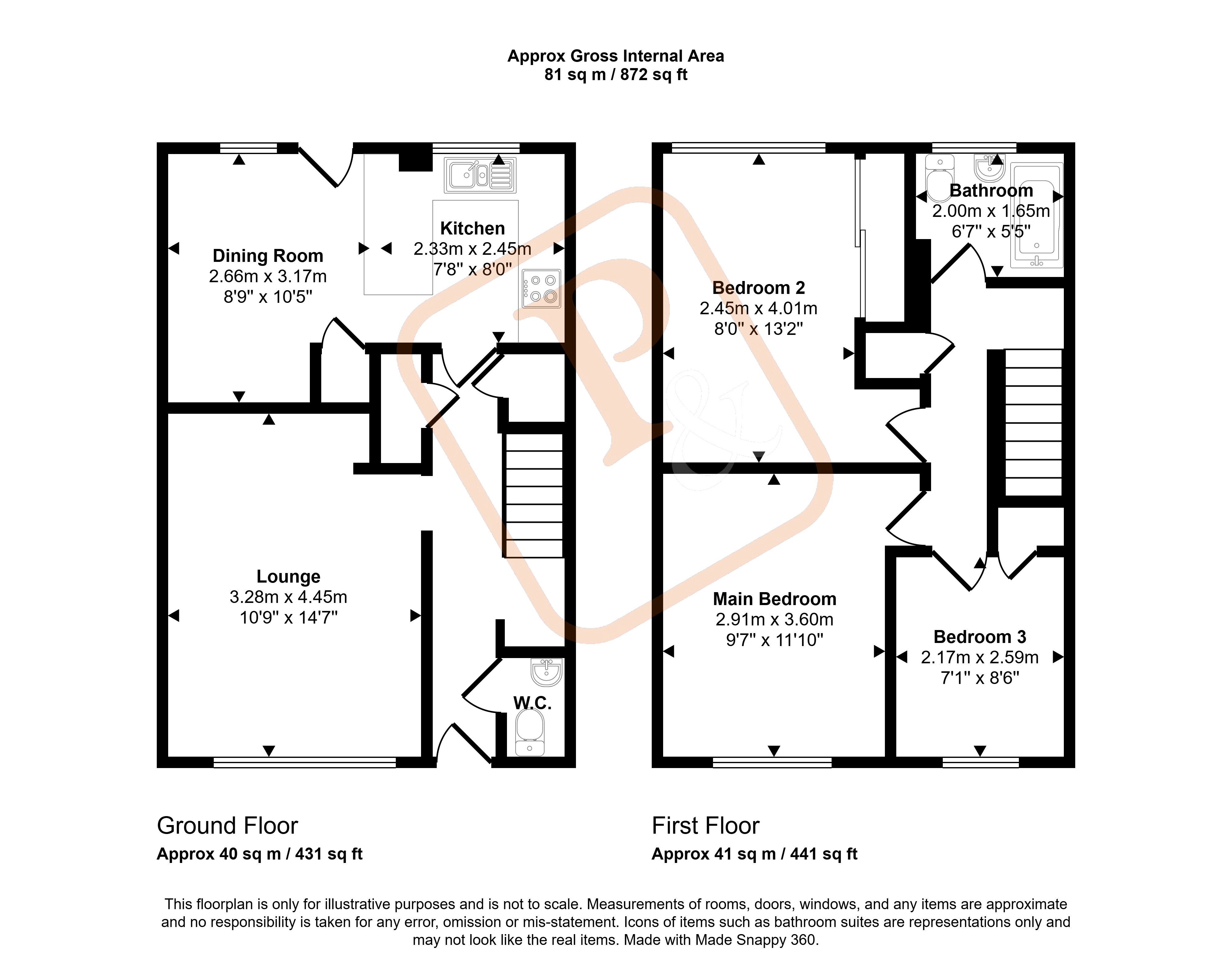 2, Cook Crescent, Greenstead, Essex floorplan