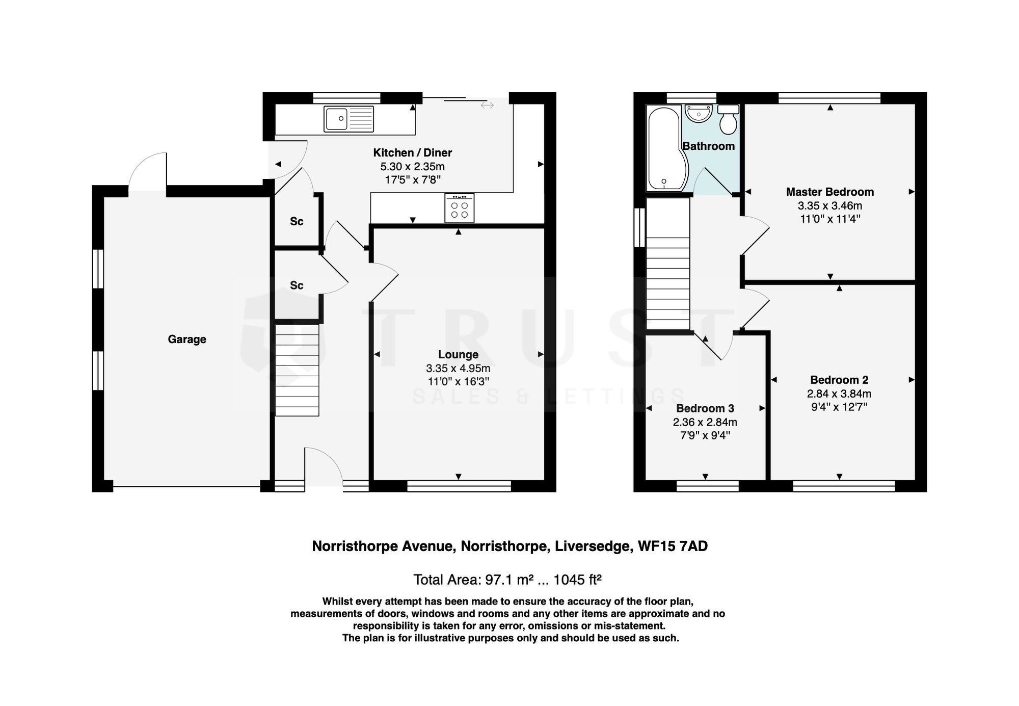 19 Norristhorpe Avenue, Liversedge floorplan