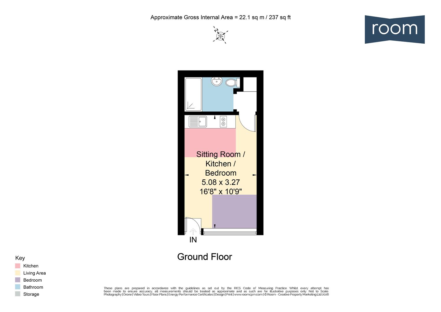 2, St. James's Mews, Bath floorplan