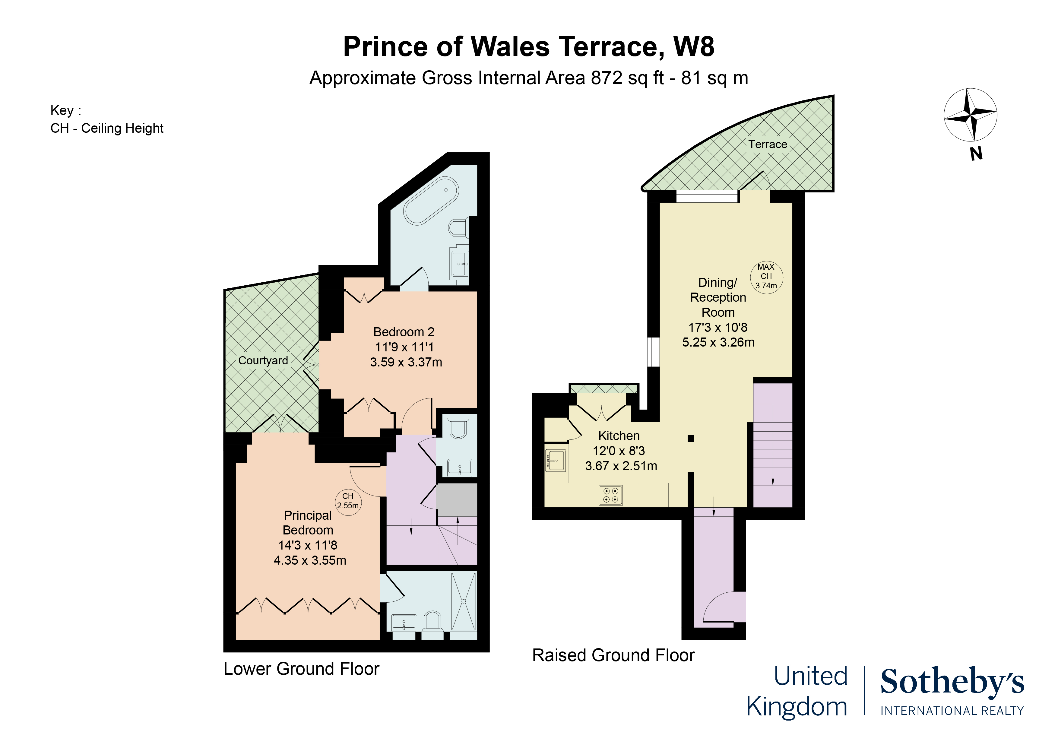 2, Prince Of Wales Terrace, Mayfair floorplan