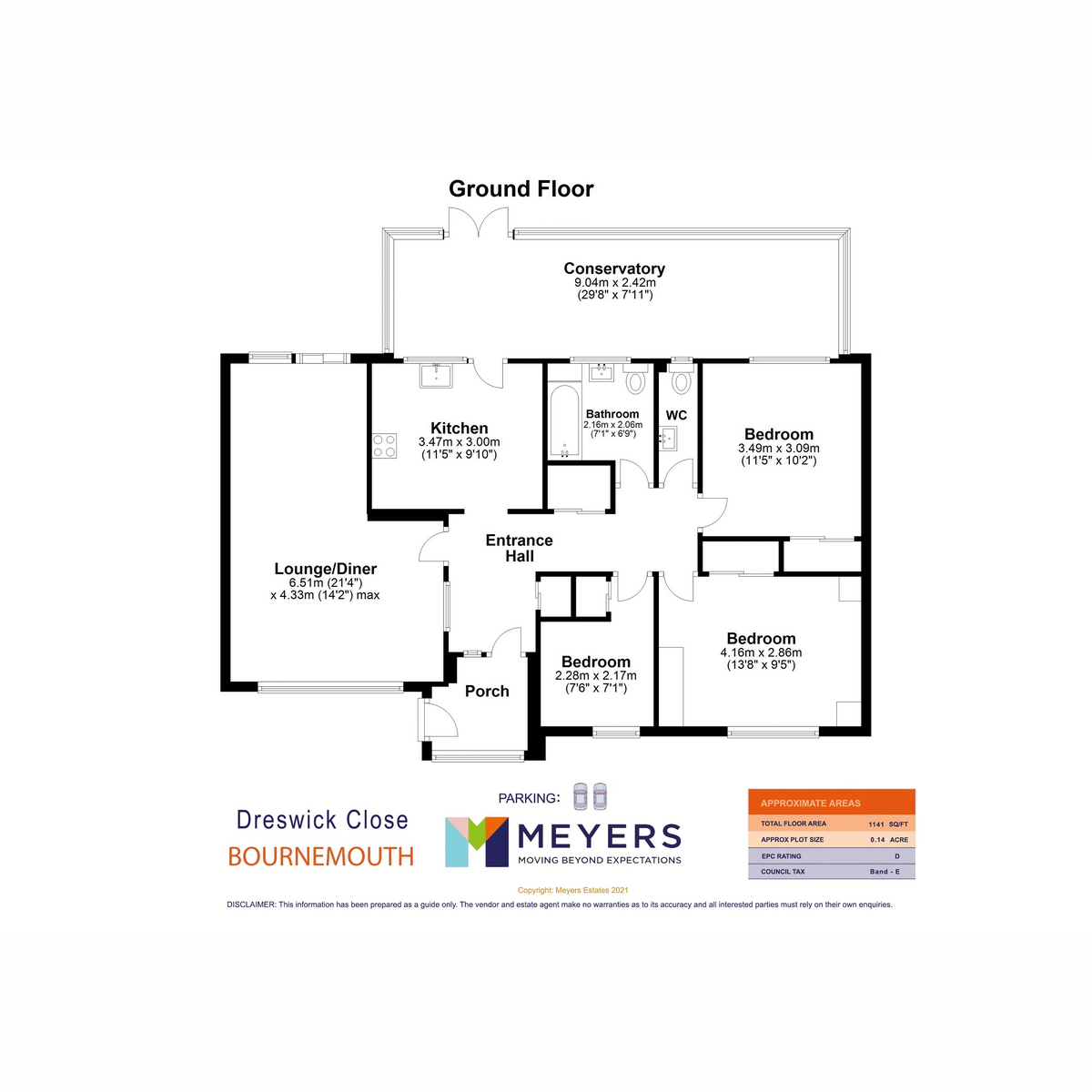 3, Dreswick Close, Christchurch floorplan
