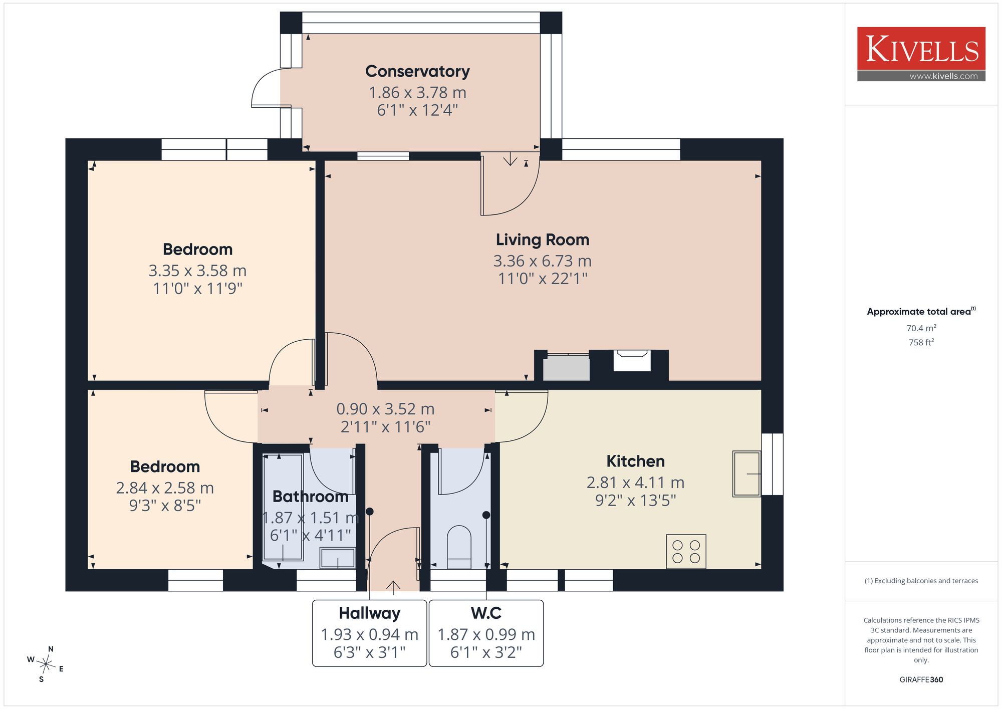 Benvenuto, Liskeard floorplan