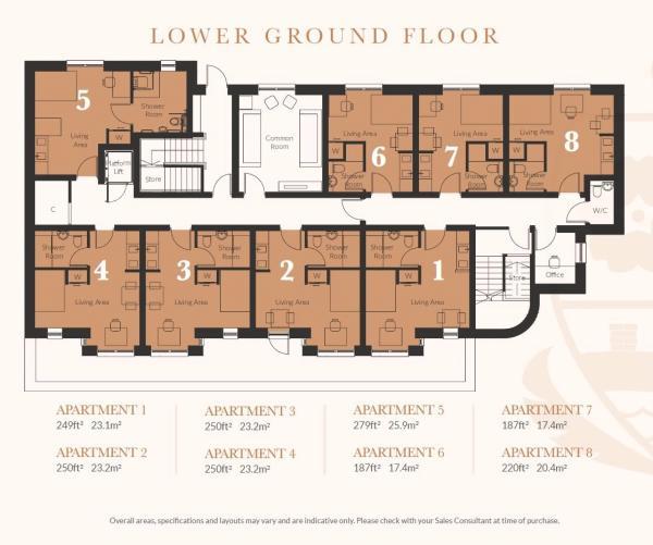 Flat 5 Primrose Lodge, Primrose Street, Cambridge floorplan