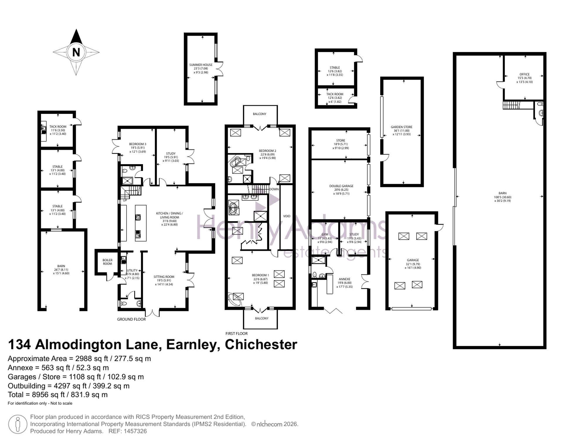 134 Almodington Lane, Chichester floorplan