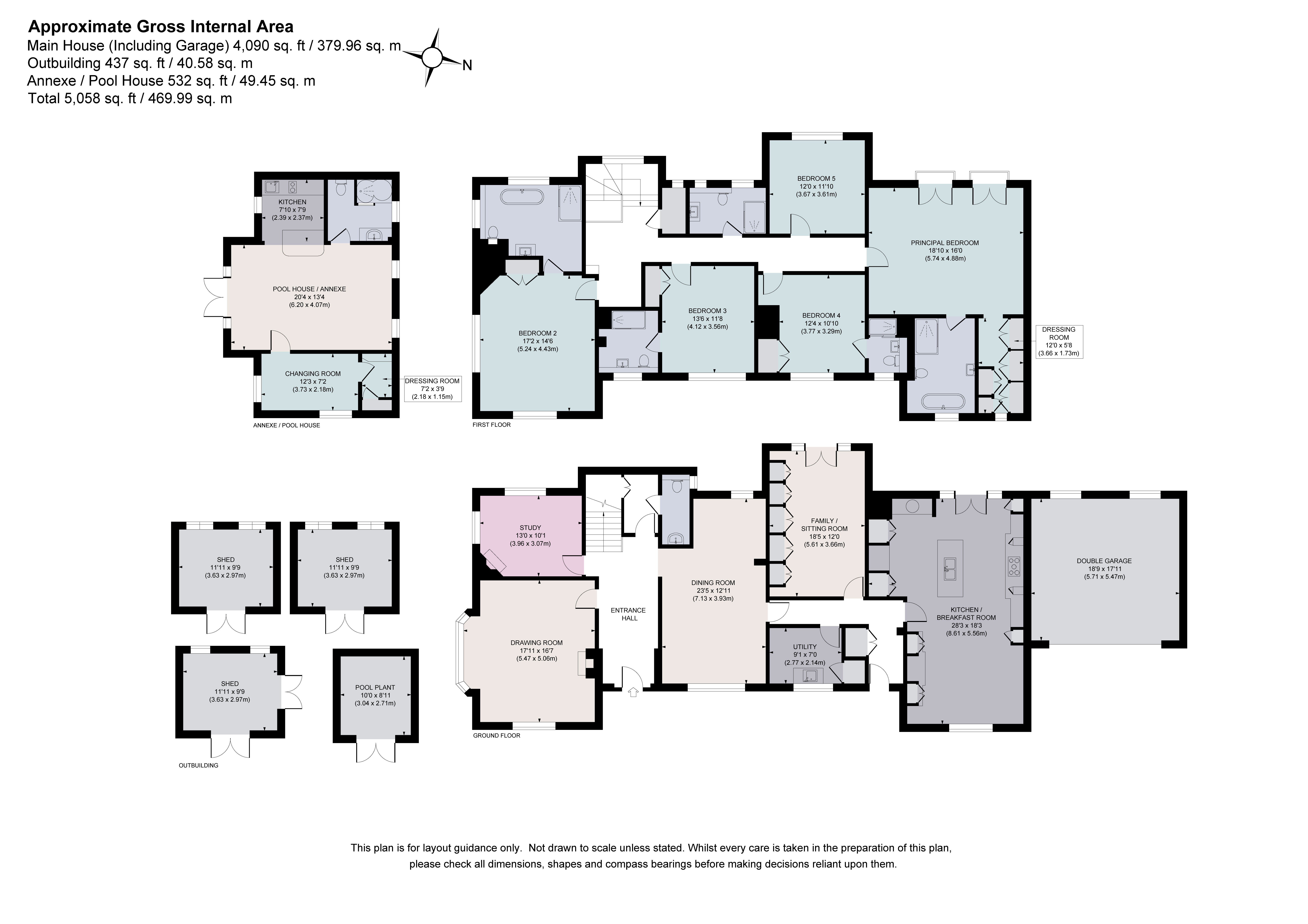Wychden,, Ford Road, Chobham floorplan