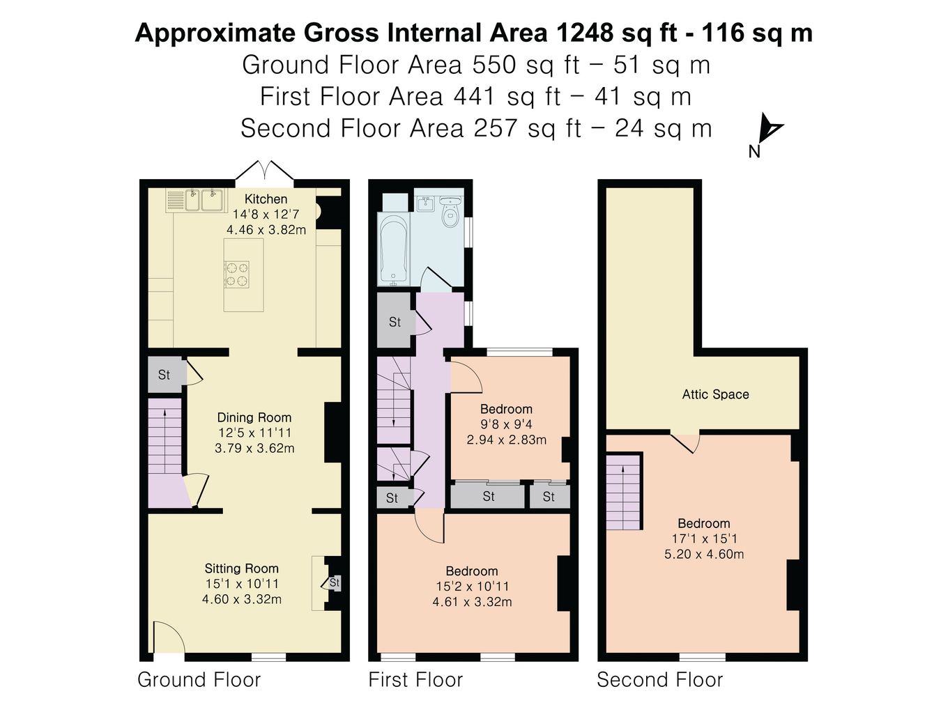 205, Bath Road, Stroud floorplan