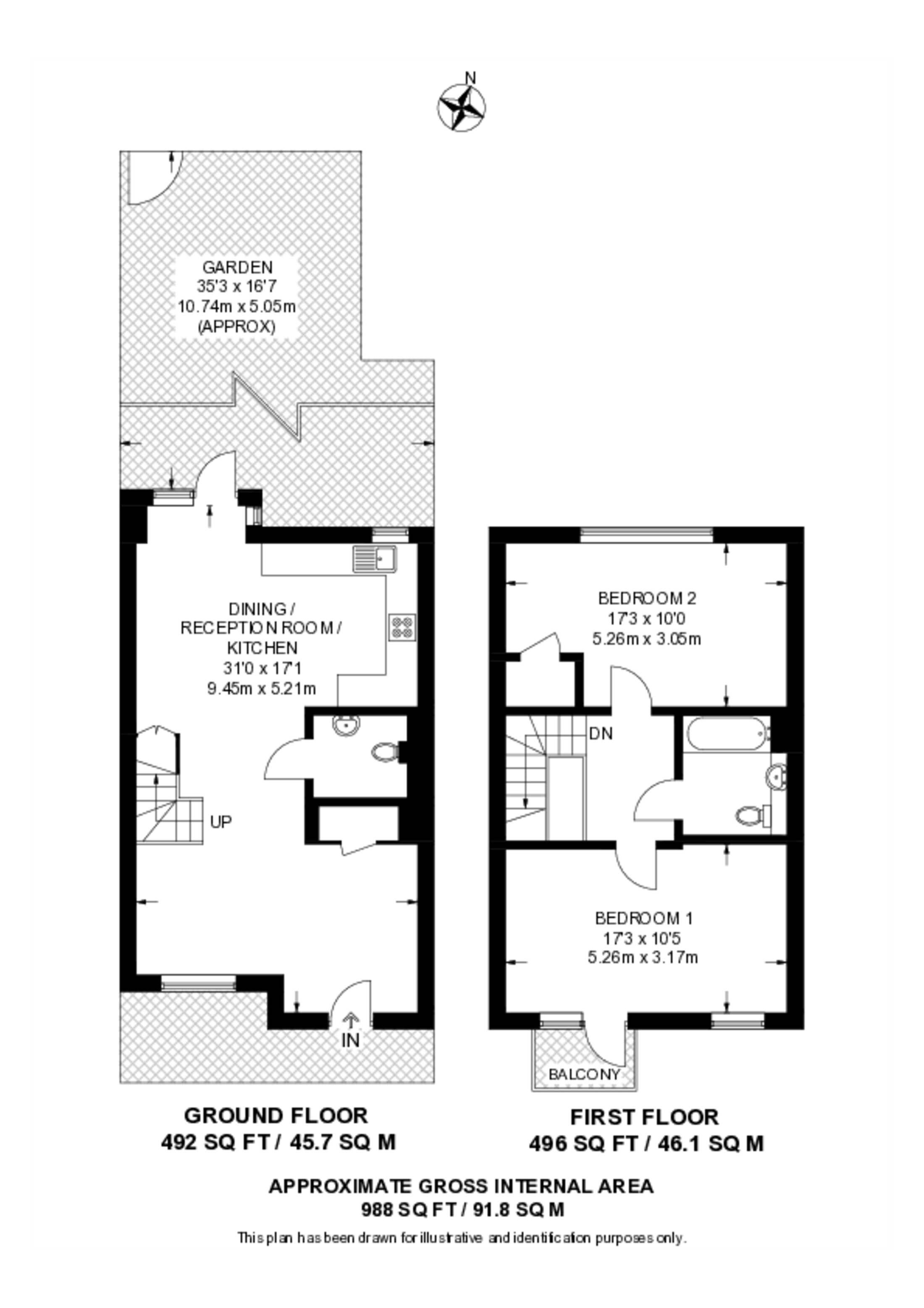 Cairns Avenue, Streatham Vale floorplan