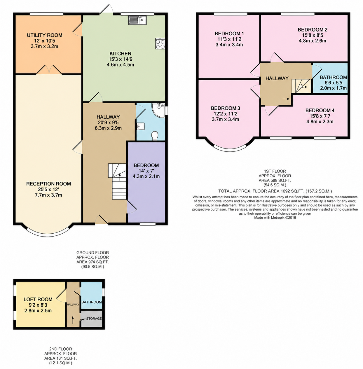 308, Lady Margaret Road, Southall floorplan