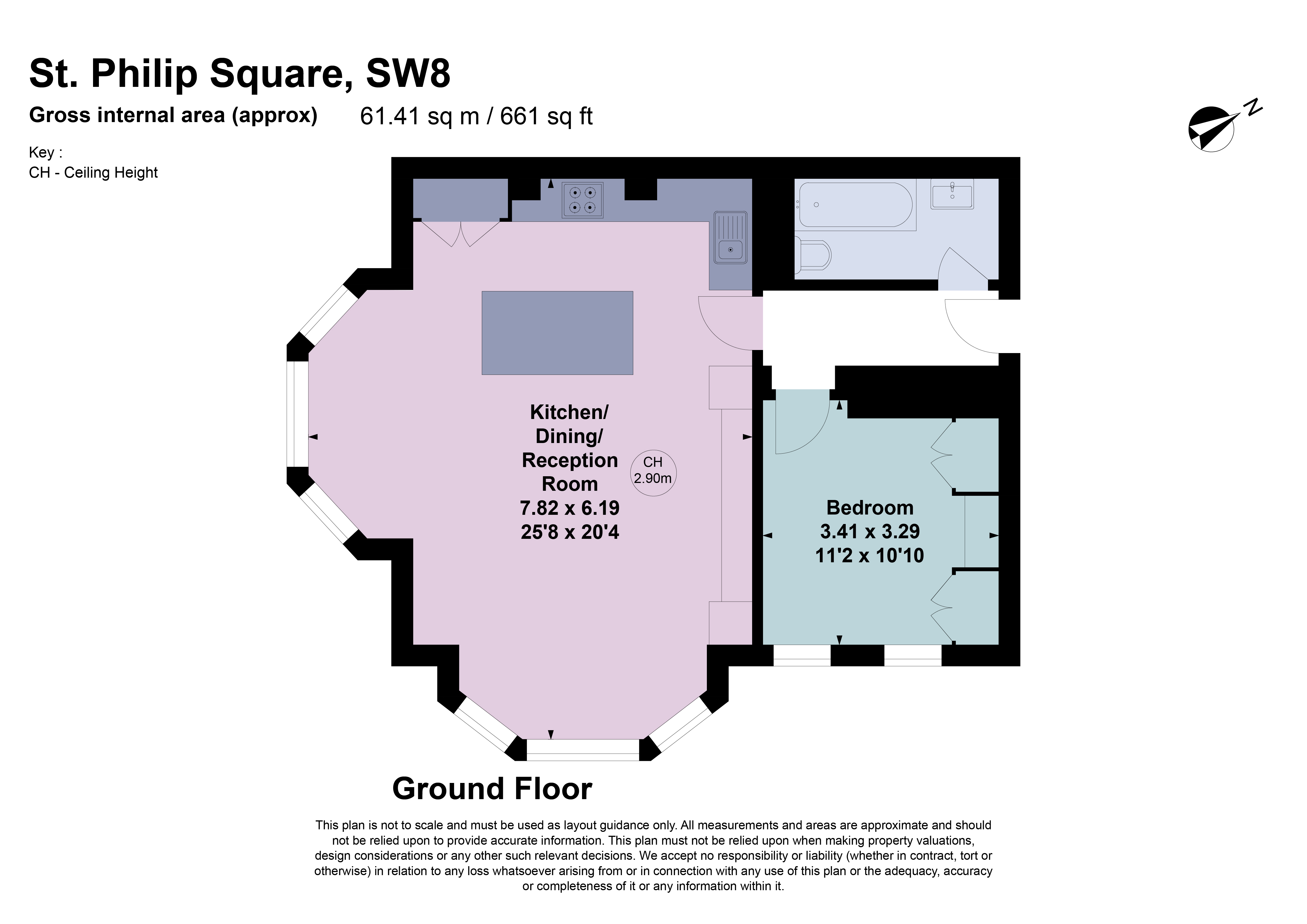 St. Philip Square, London floorplan