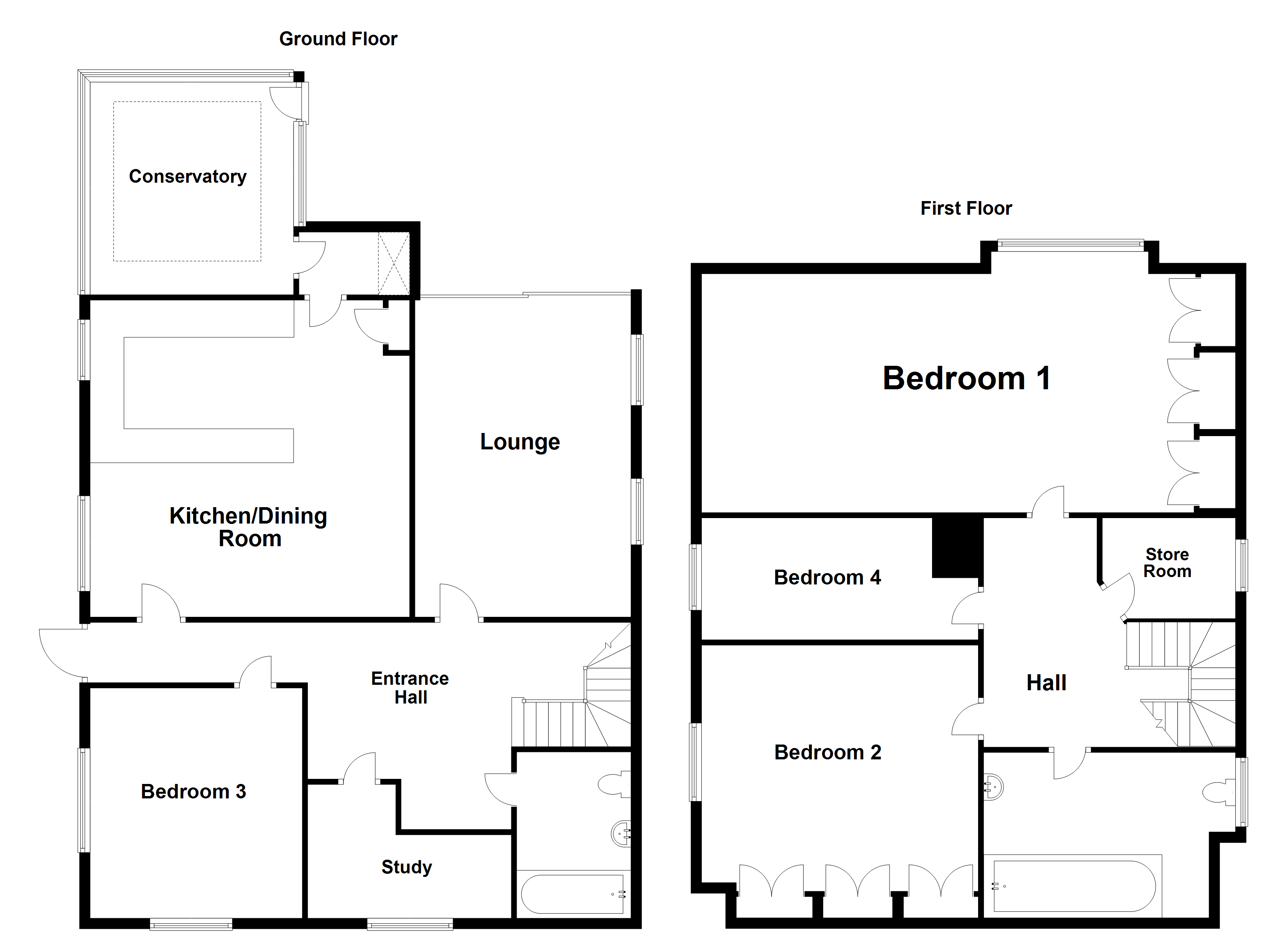 Hunters Lodge,, La Brigade Road, Guernsey floorplan