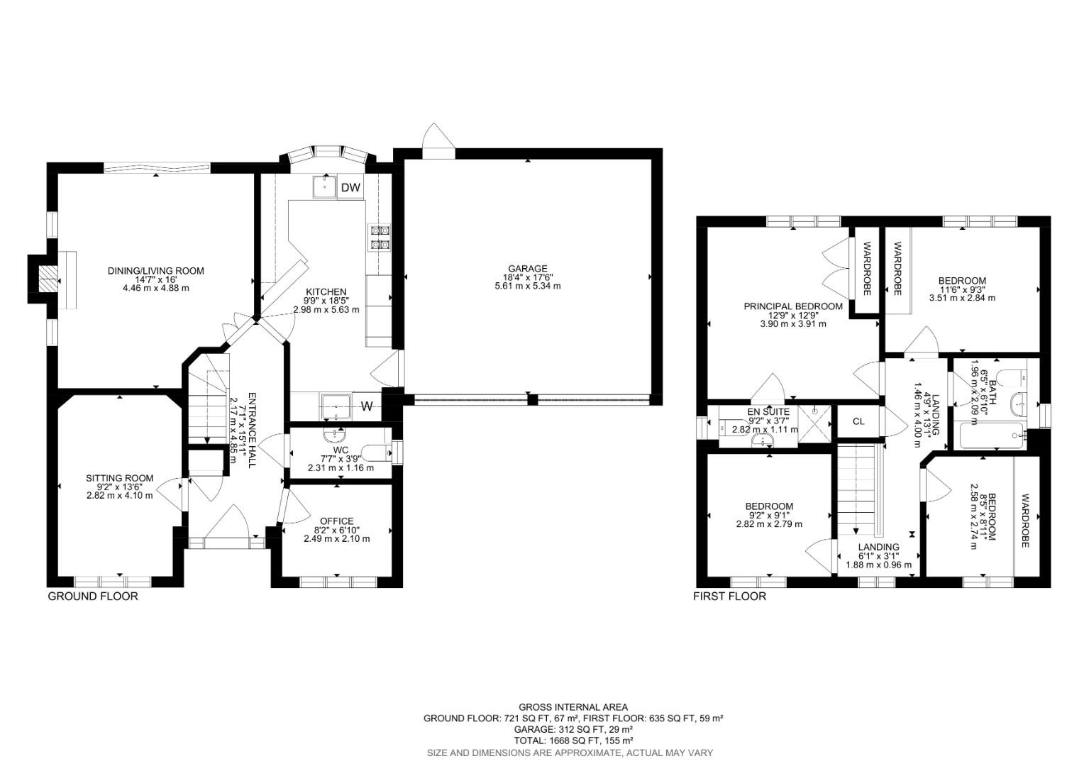 1, Amber Lane, Ilford floorplan