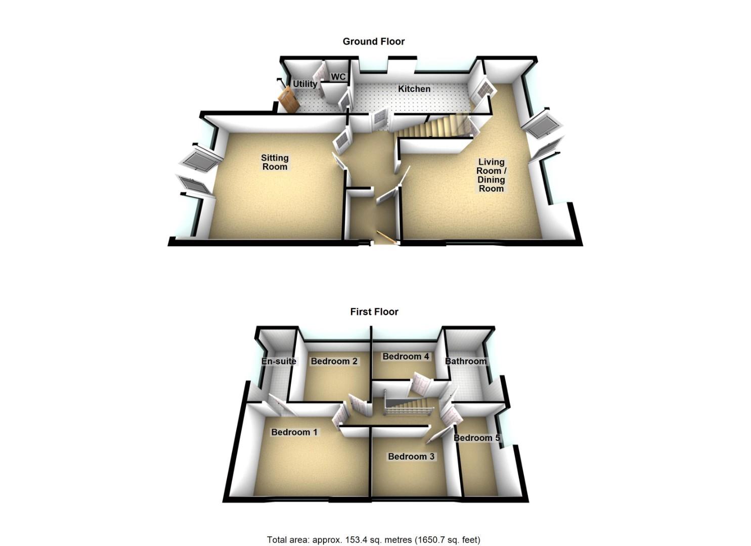 2, Forge Estate, Morpeth floorplan