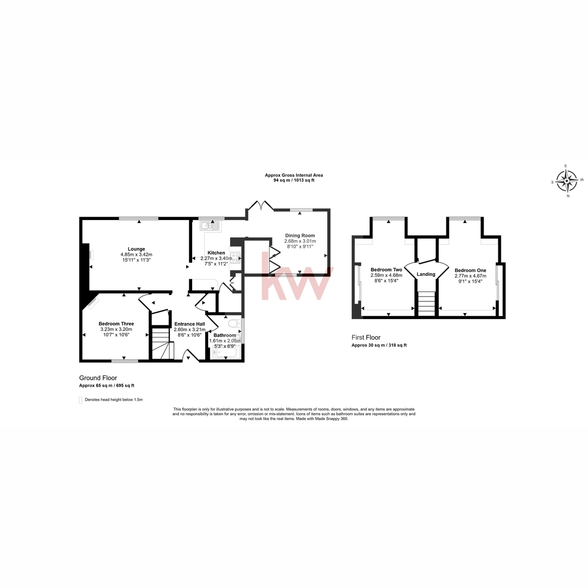 6, Mill Court, Dunmow floorplan
