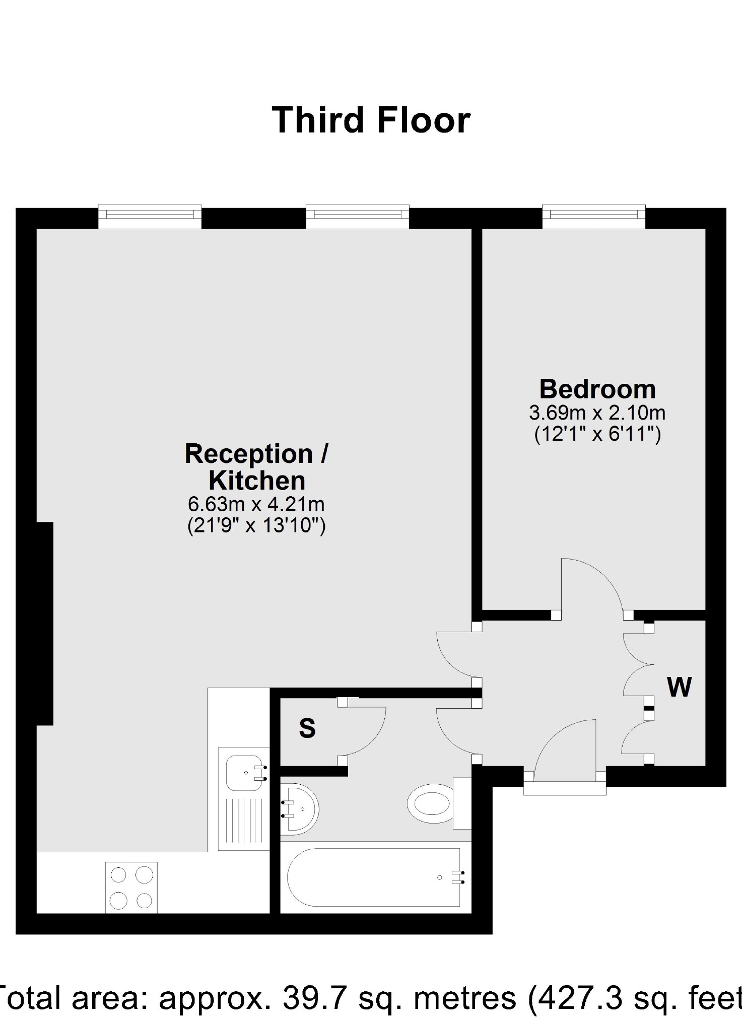 Flat 5, 63, Courtfield Gardens, London floorplan