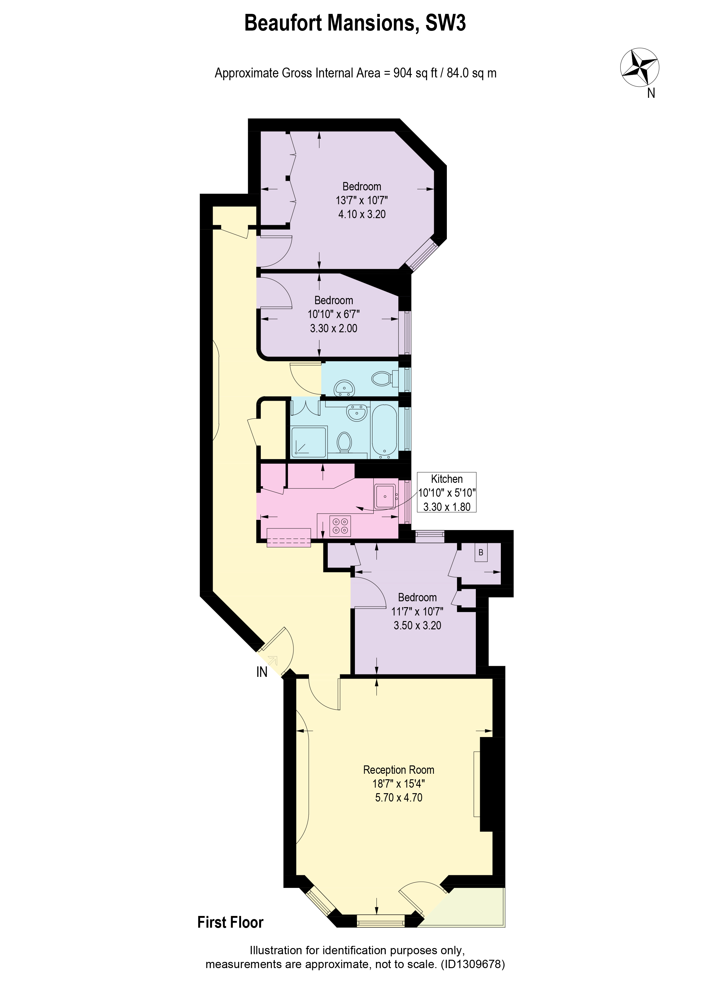 Beaufort Street, London floorplan