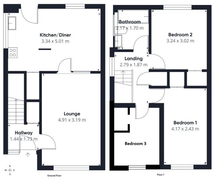 3, Academy Park, Dingwall floorplan