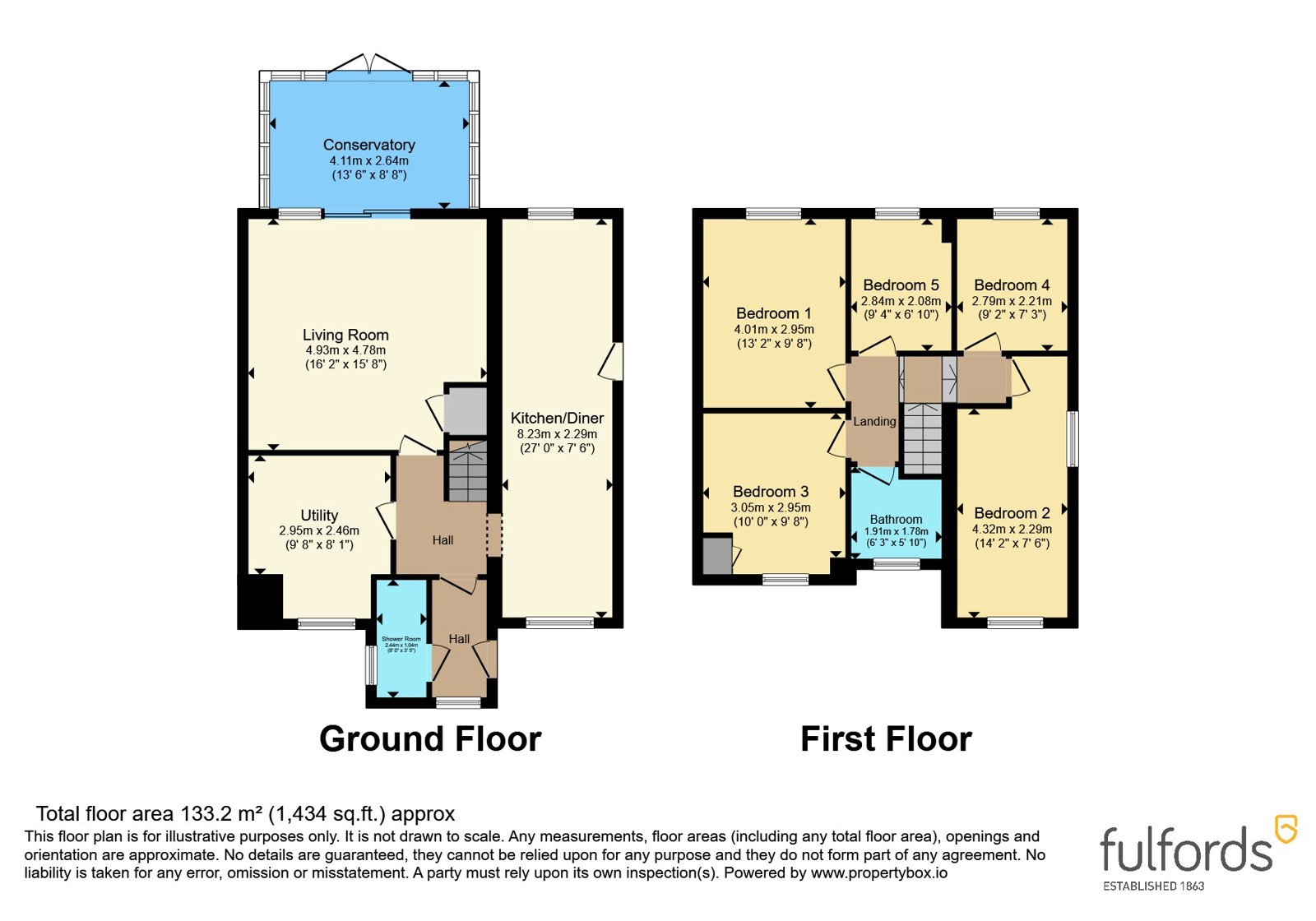 12, Warwick Close, Honiton floorplan