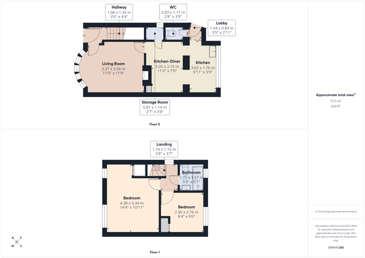 38, Lister Crescent, Sheffield floorplan